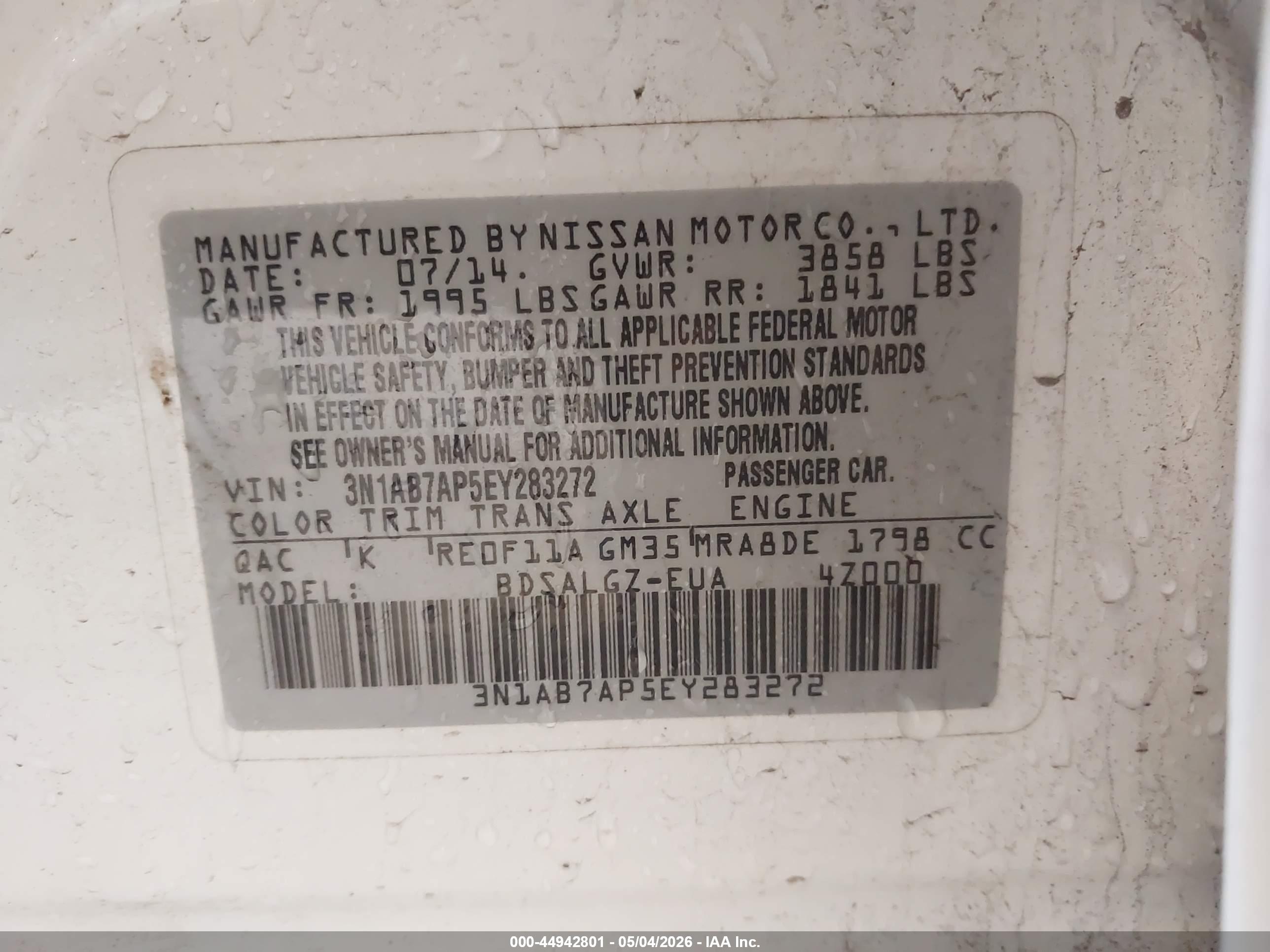 NISSAN SENTRA image 9
