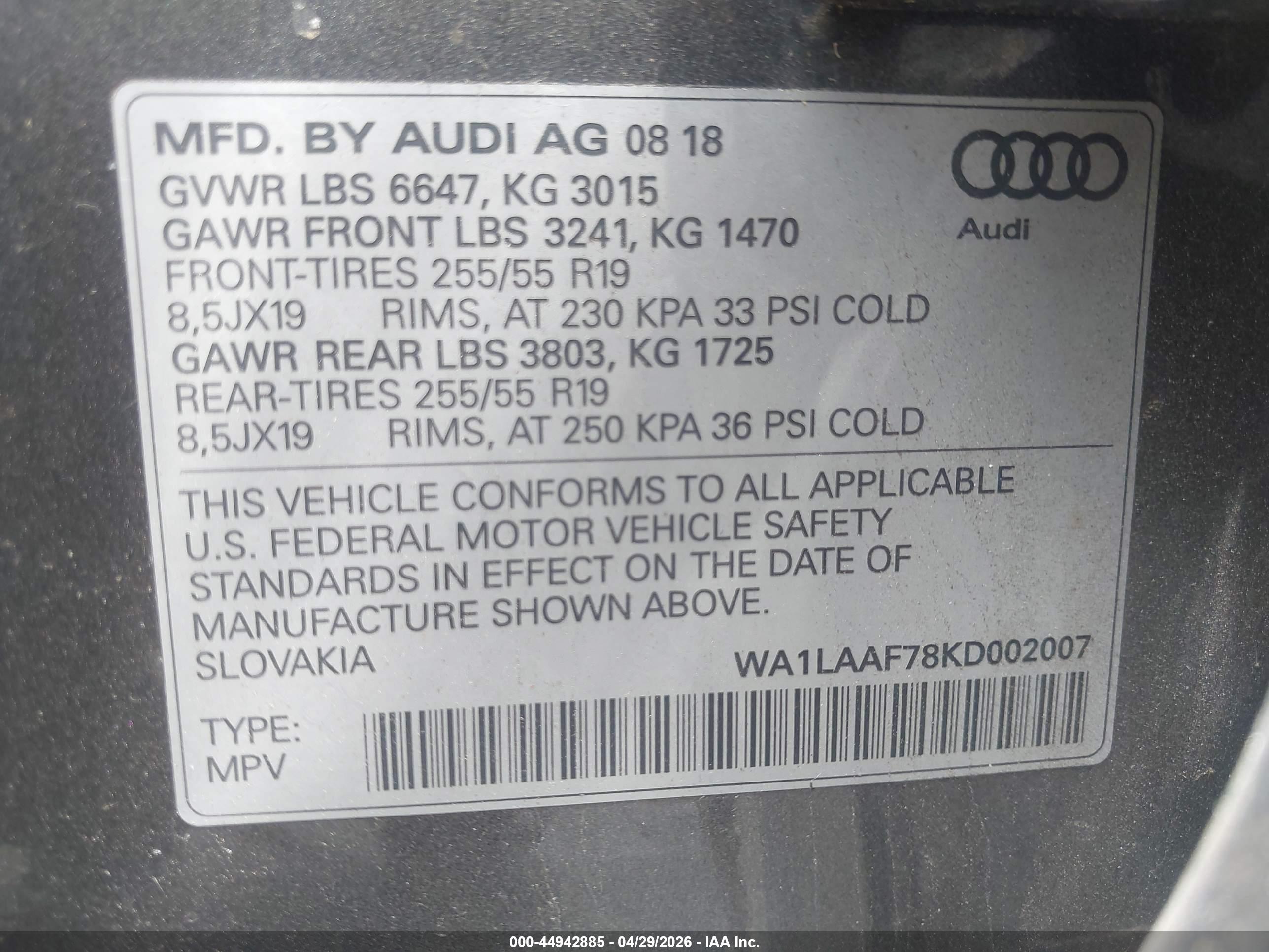 AUDI Q7 image 9