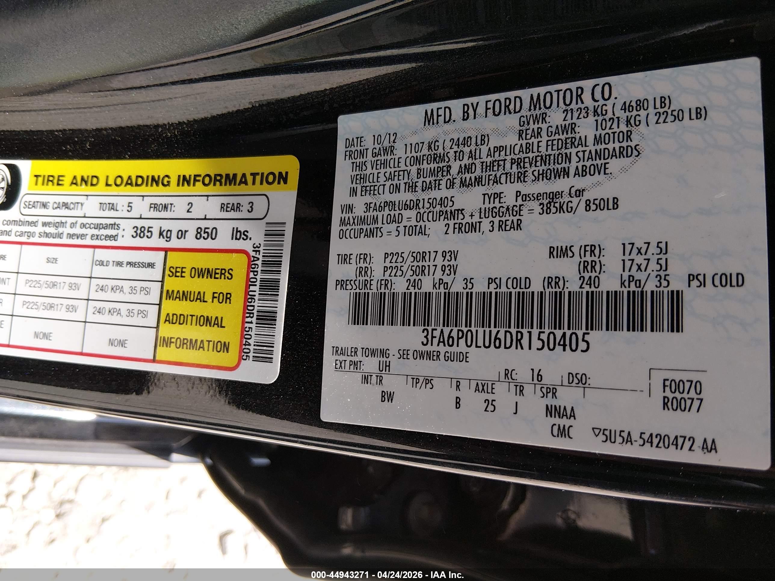 FORD FUSION image 9