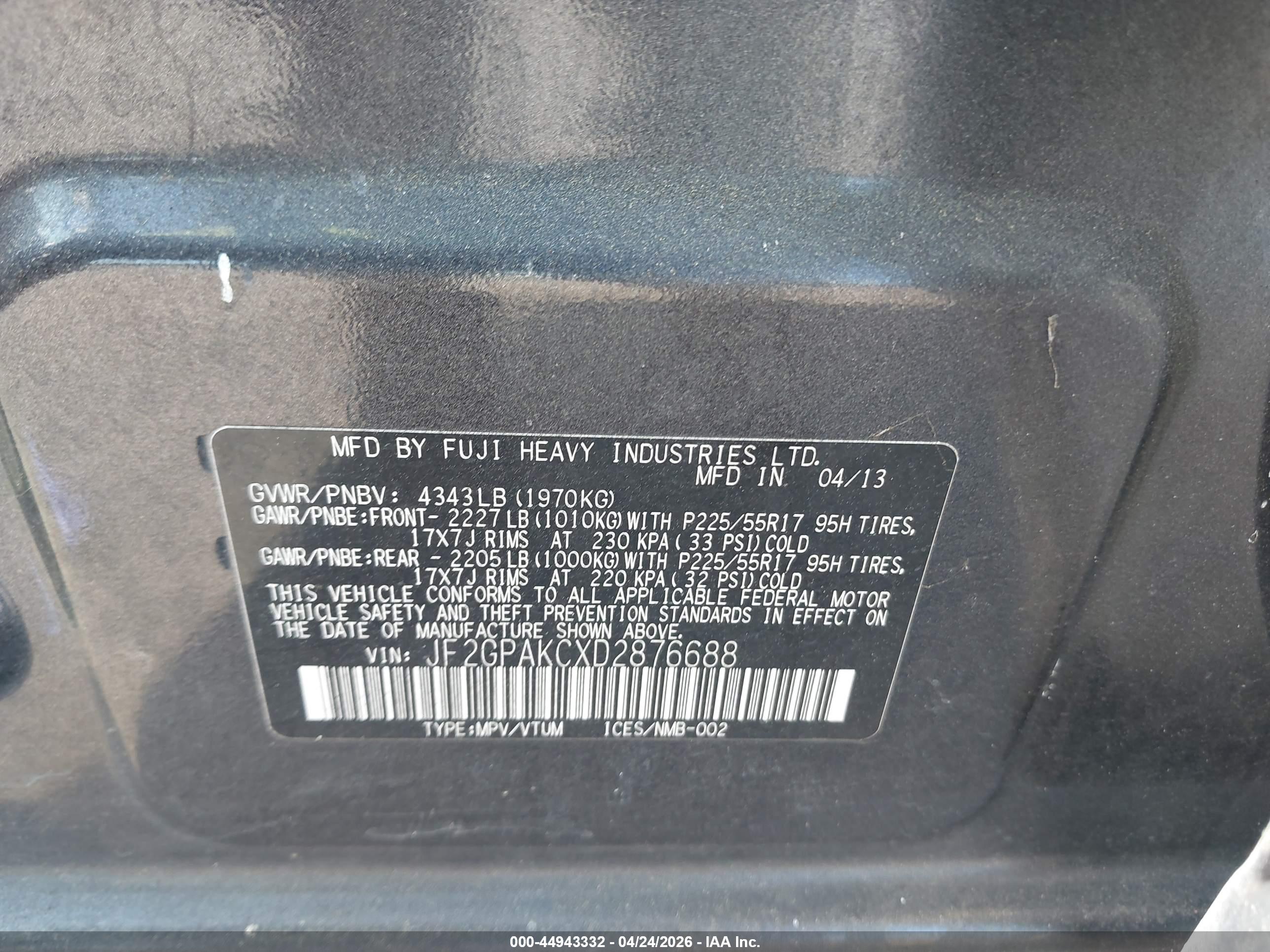 SUBARU XV image 9