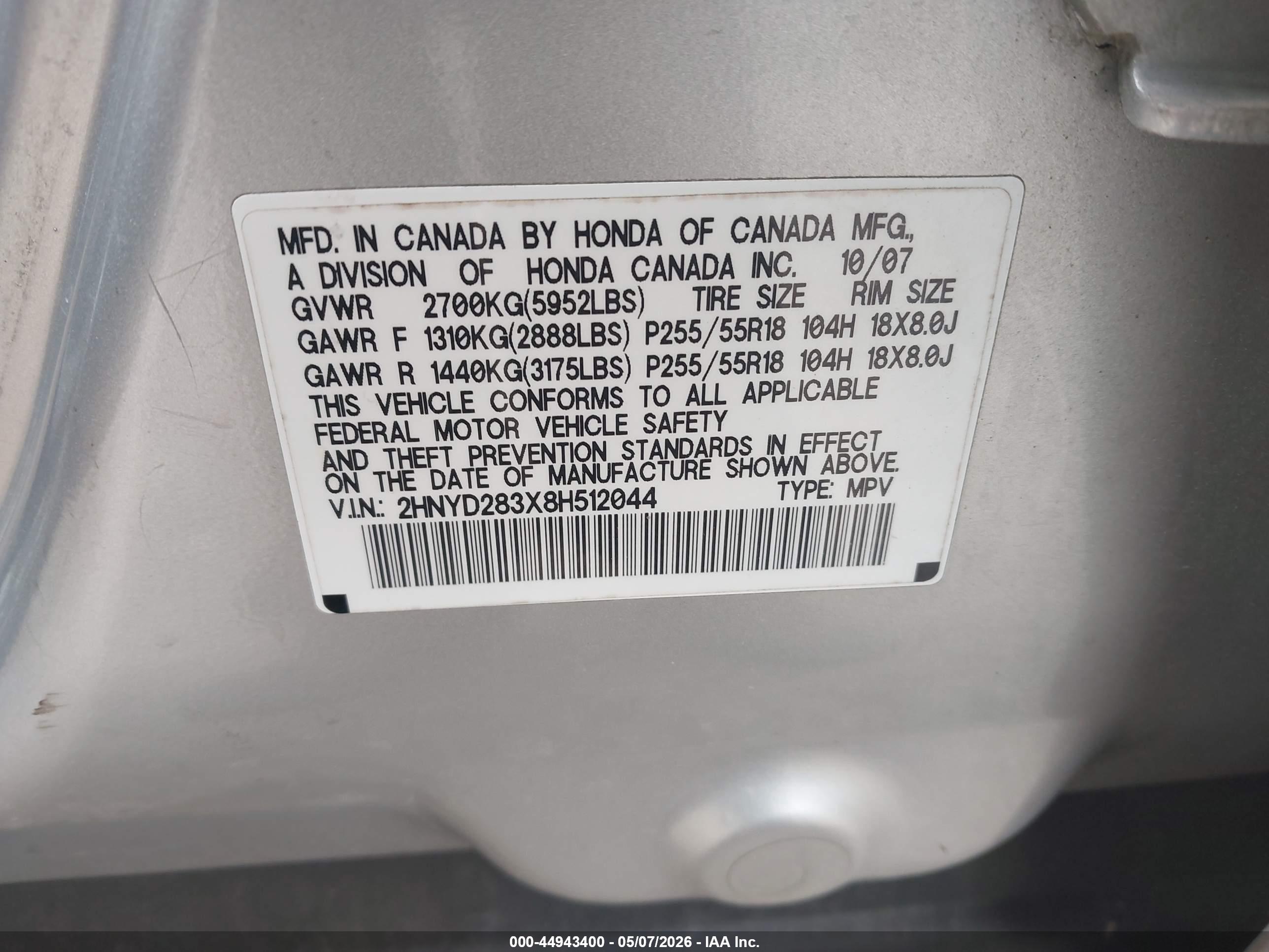 ACURA MDX image 9