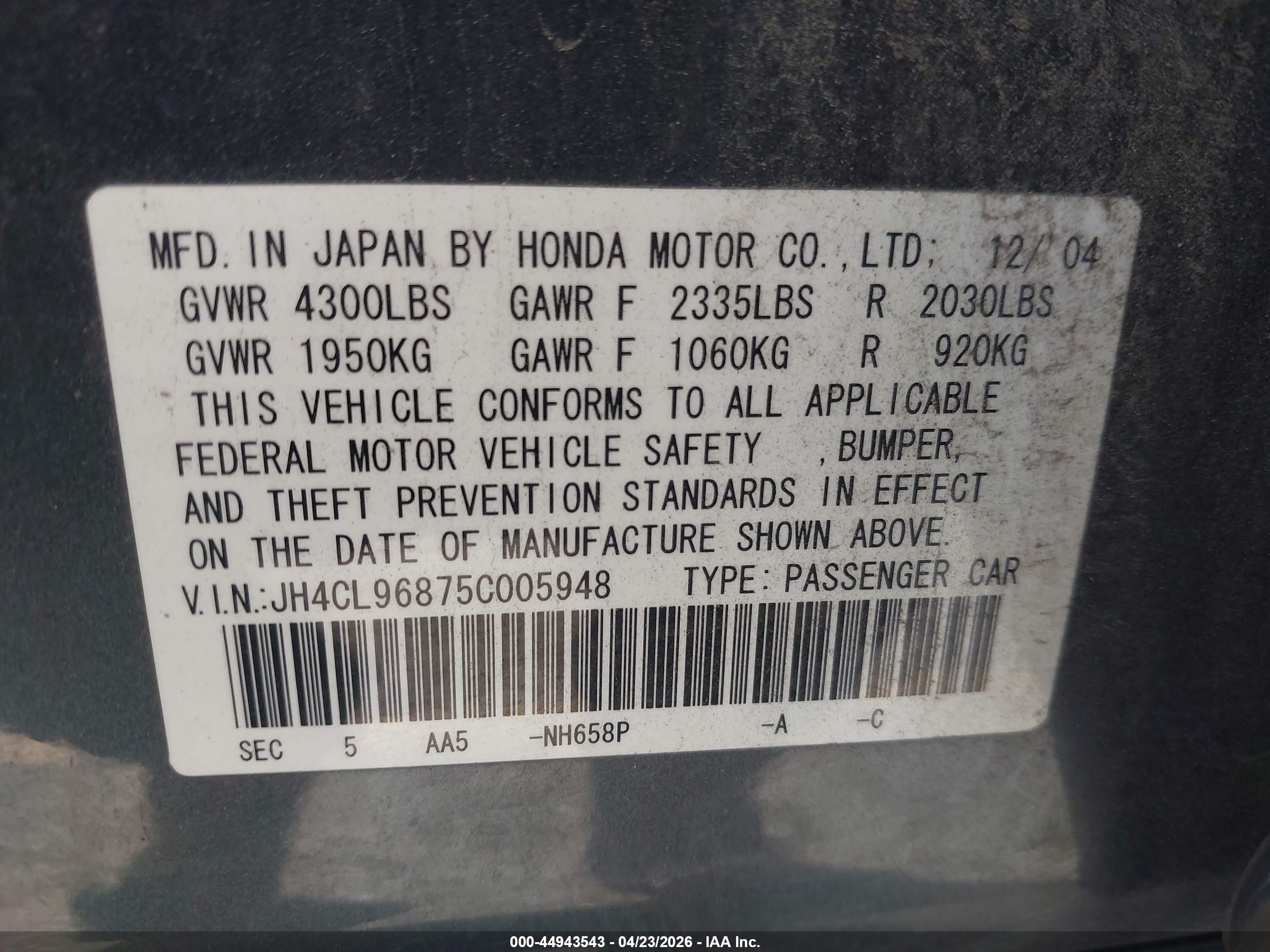ACURA TSX image 9