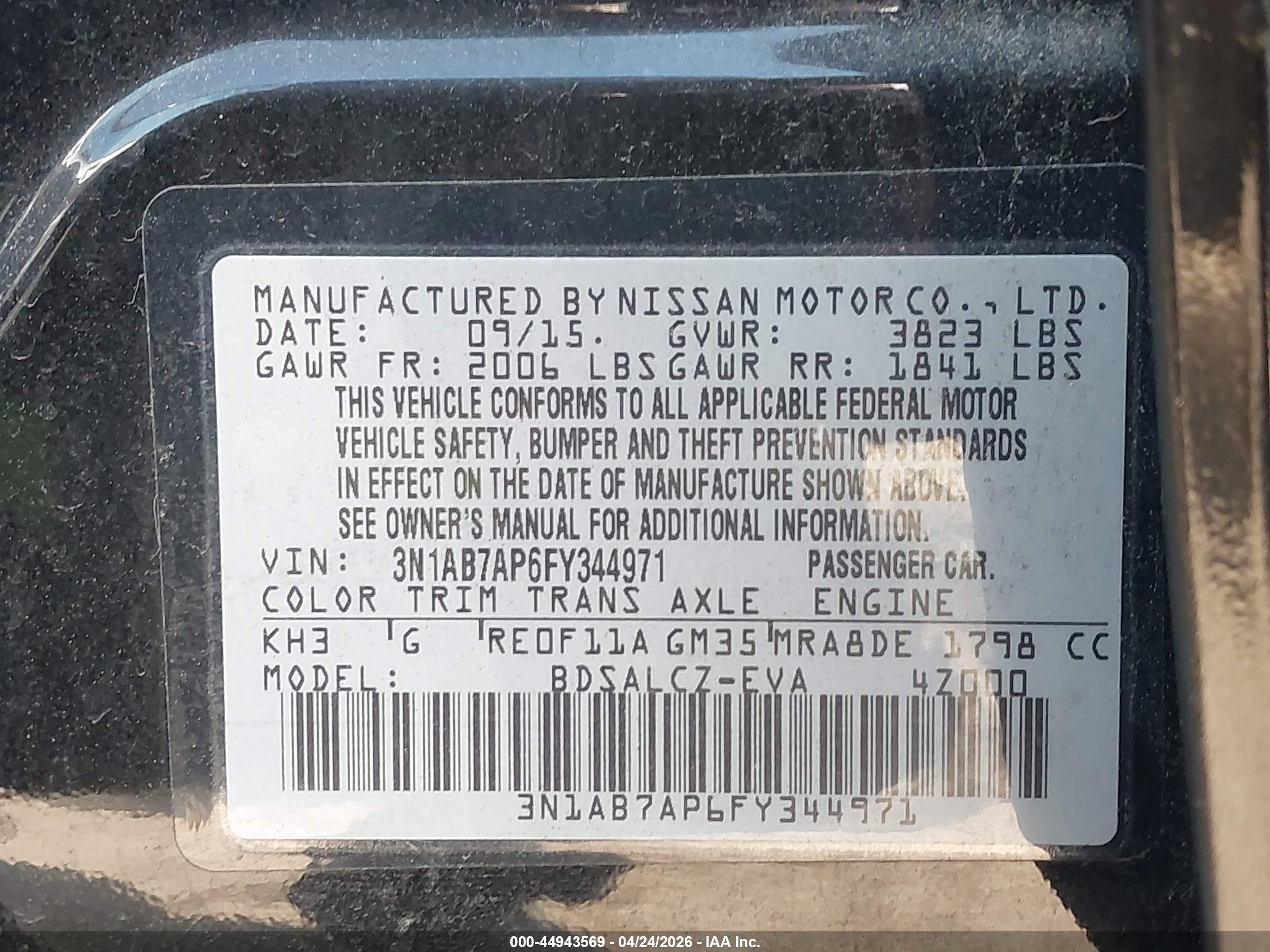 NISSAN SENTRA image 9