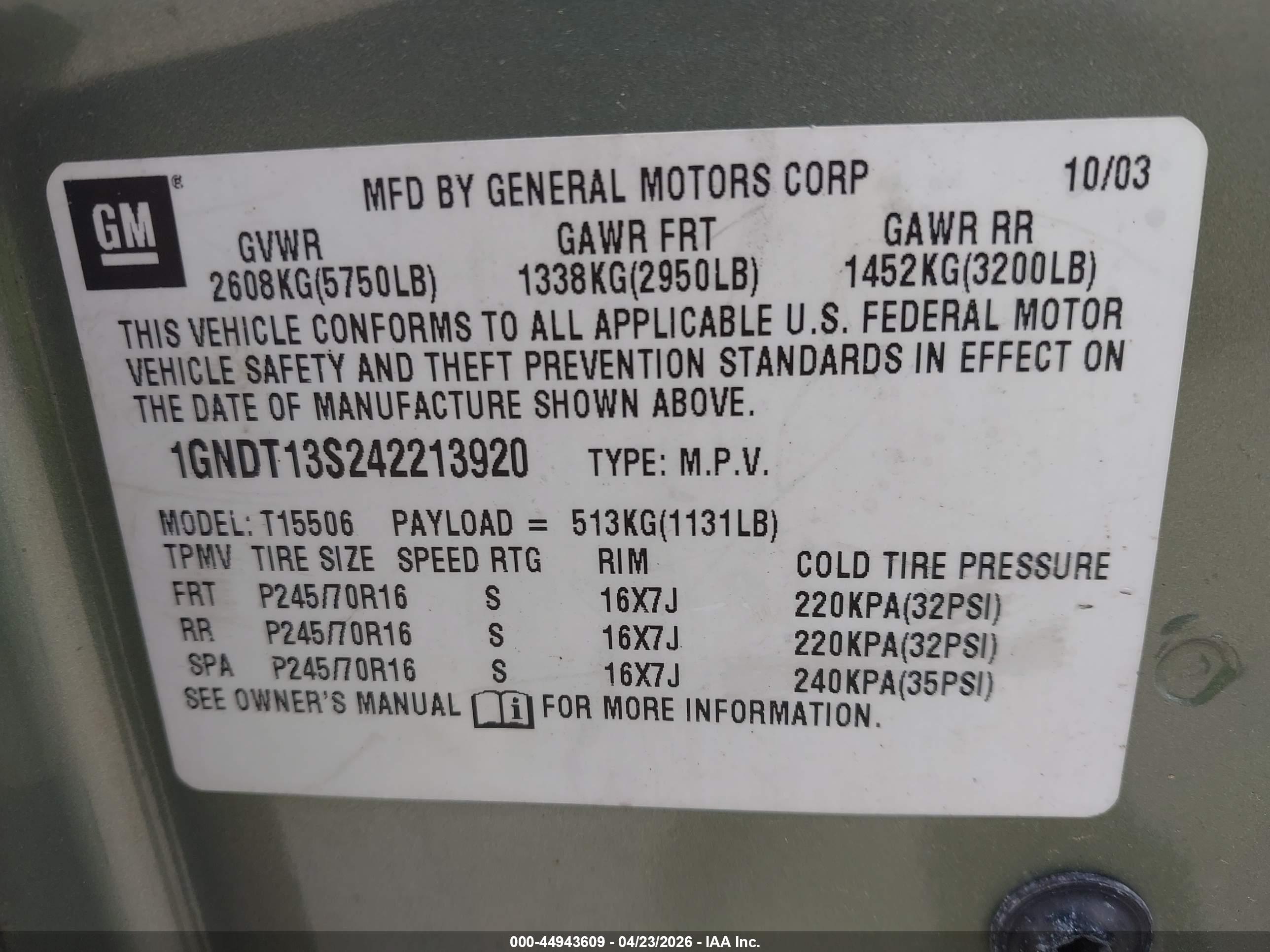 CHEVROLET TRAILBLAZER image 9