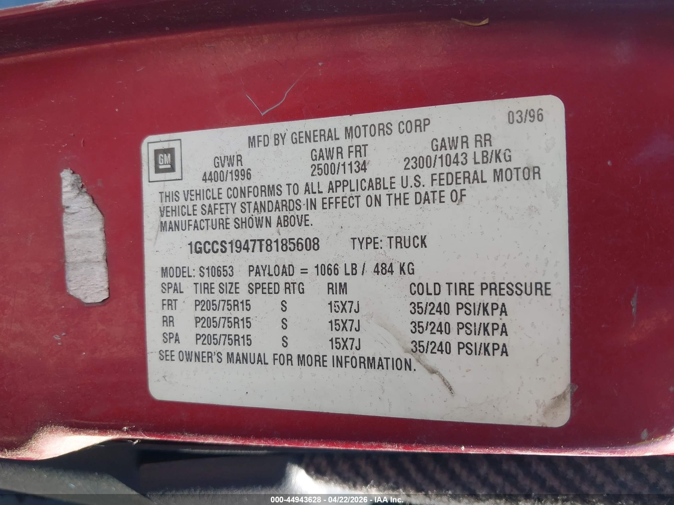 CHEVROLET S image 9