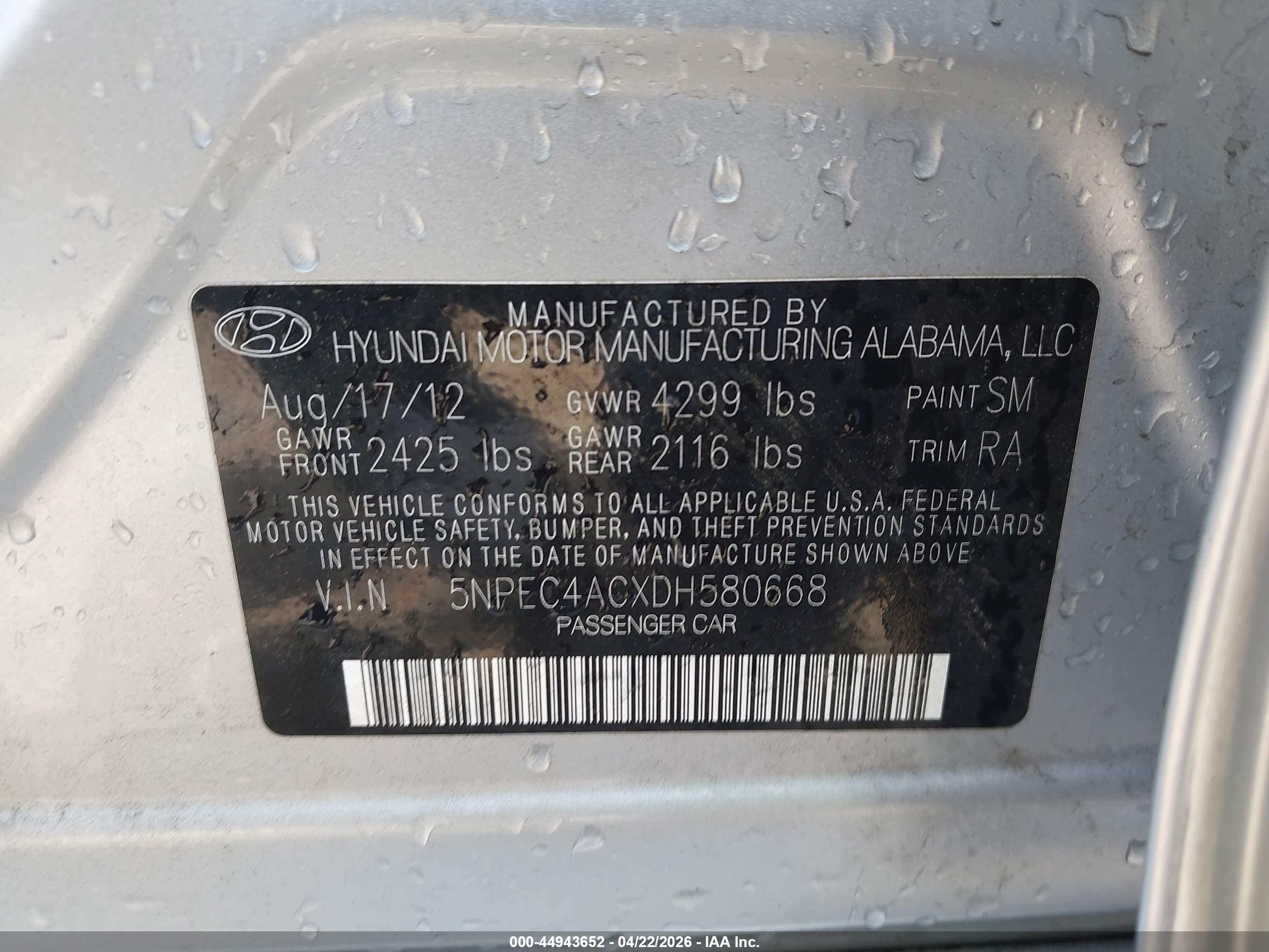 HYUNDAI SONATA image 9