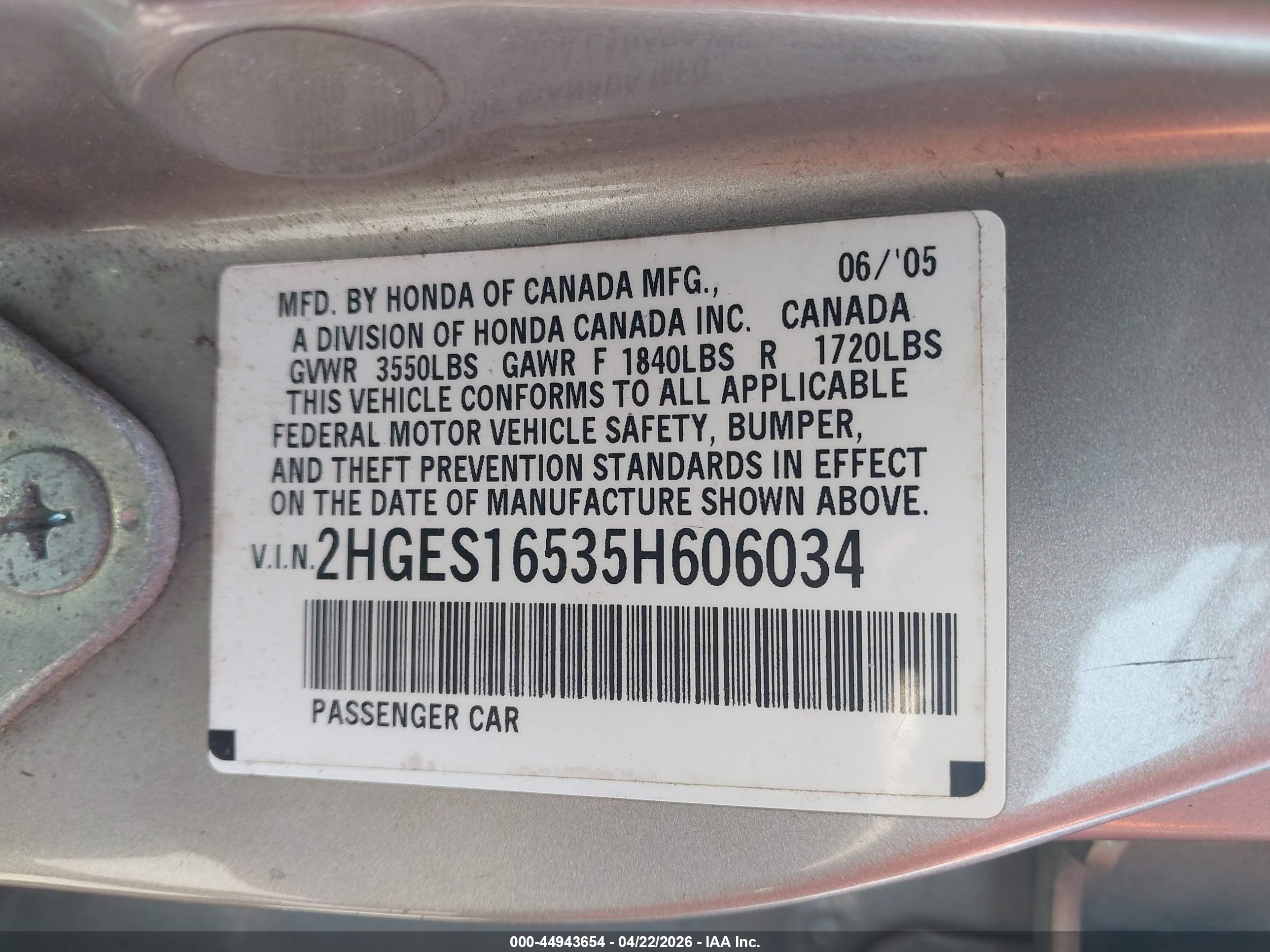 HONDA CIVIC image 9