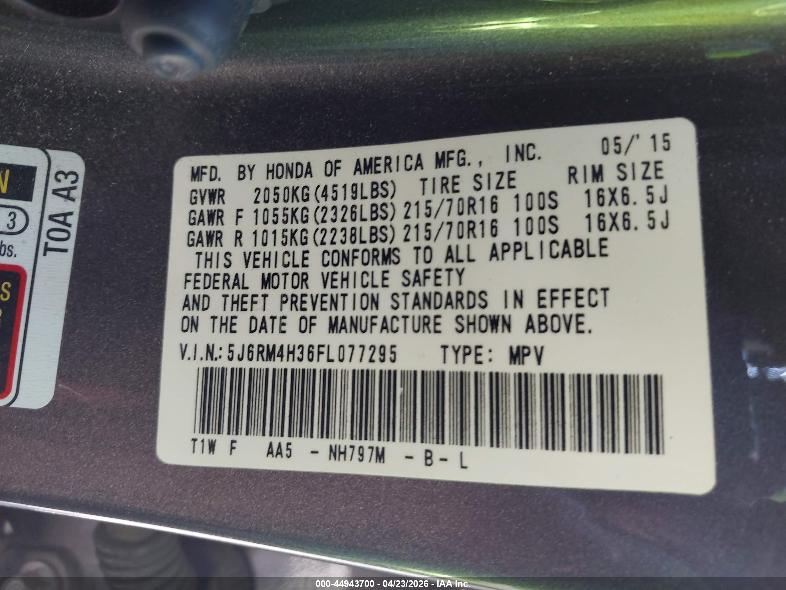 HONDA CR-V image 9