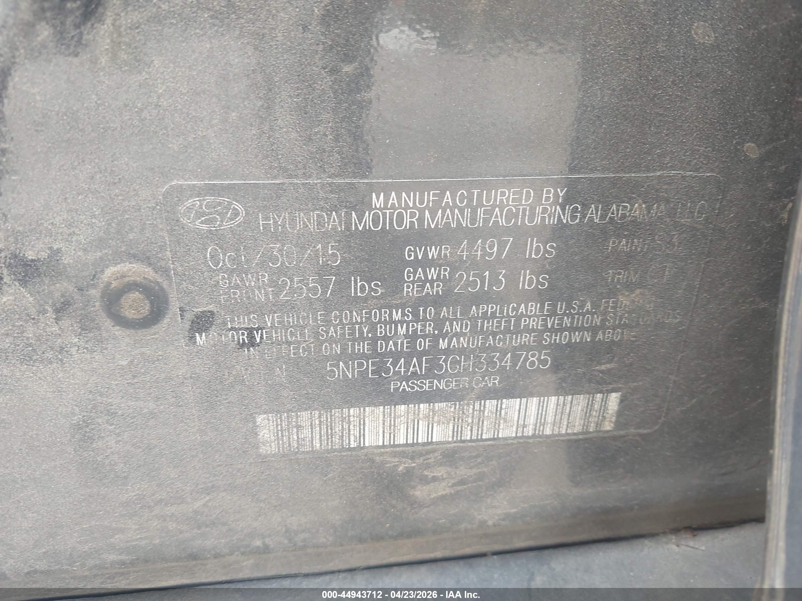 HYUNDAI SONATA image 9