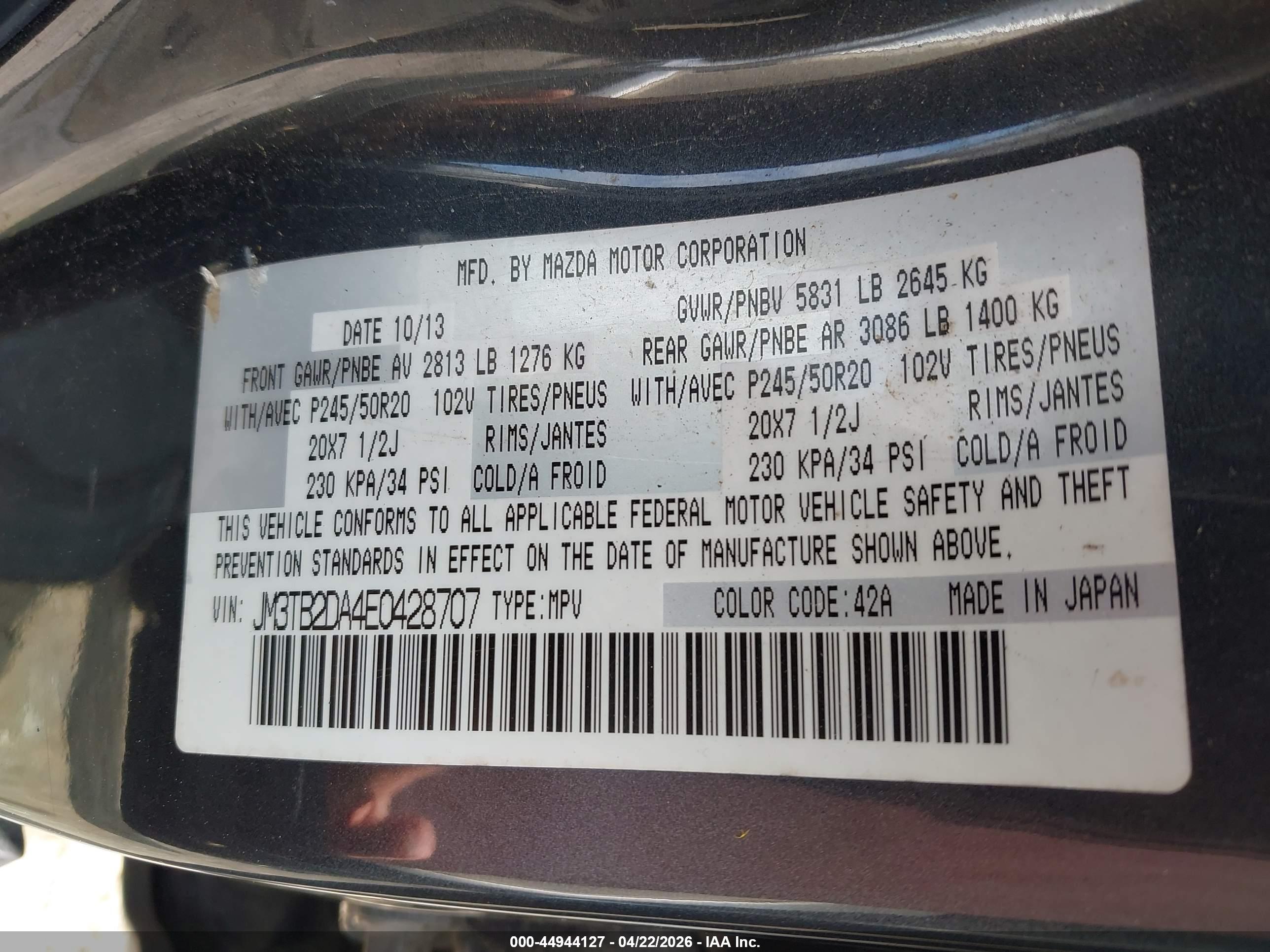 MAZDA CX-9 image 9