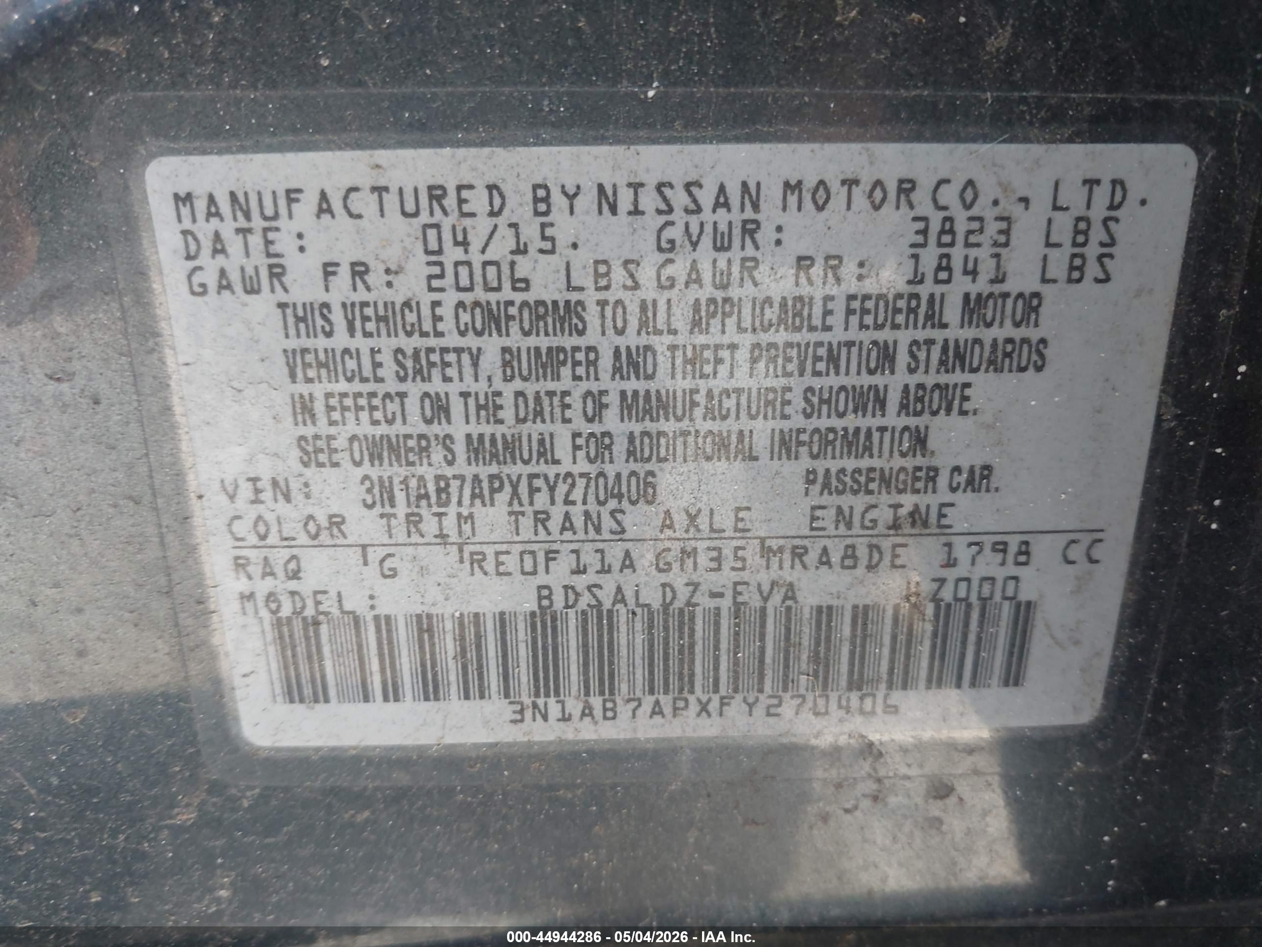 NISSAN SENTRA image 9
