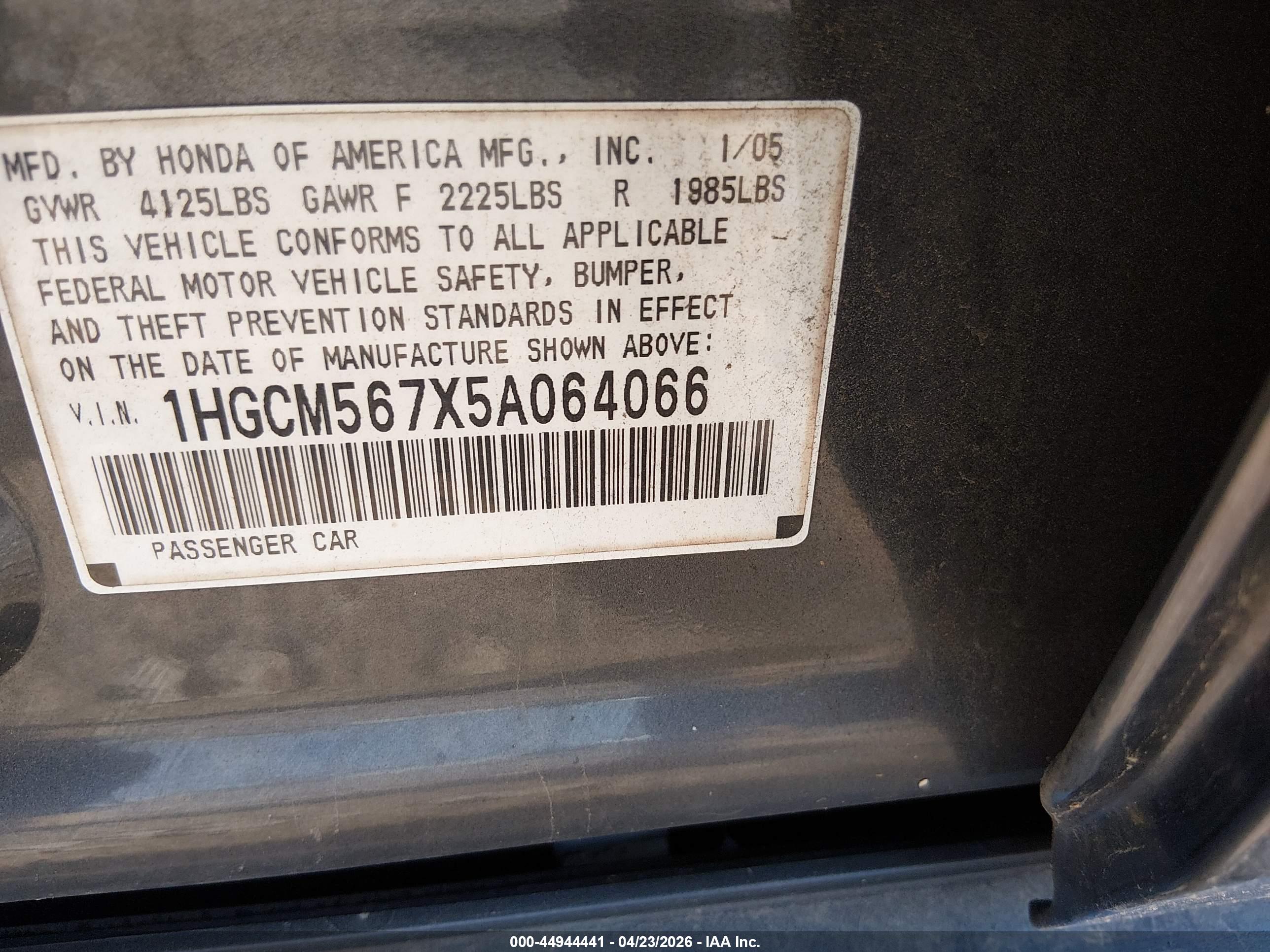 HONDA ACCORD image 9