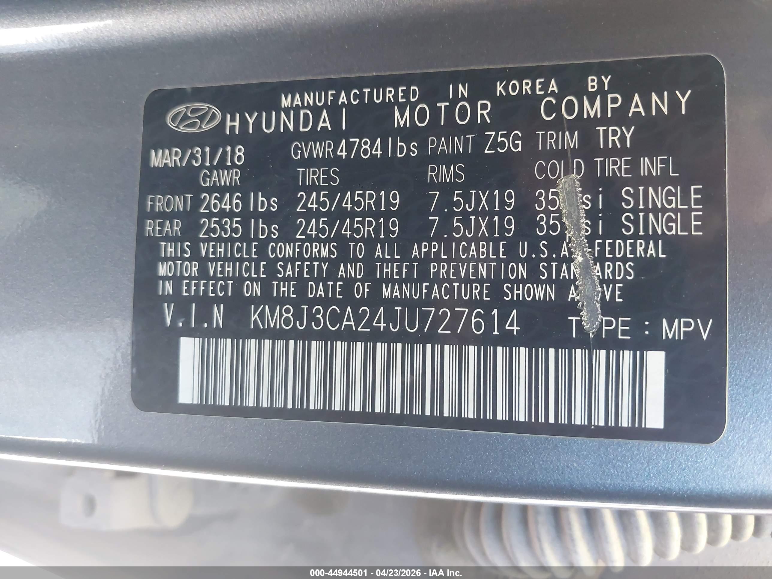 HYUNDAI TUCSON image 9