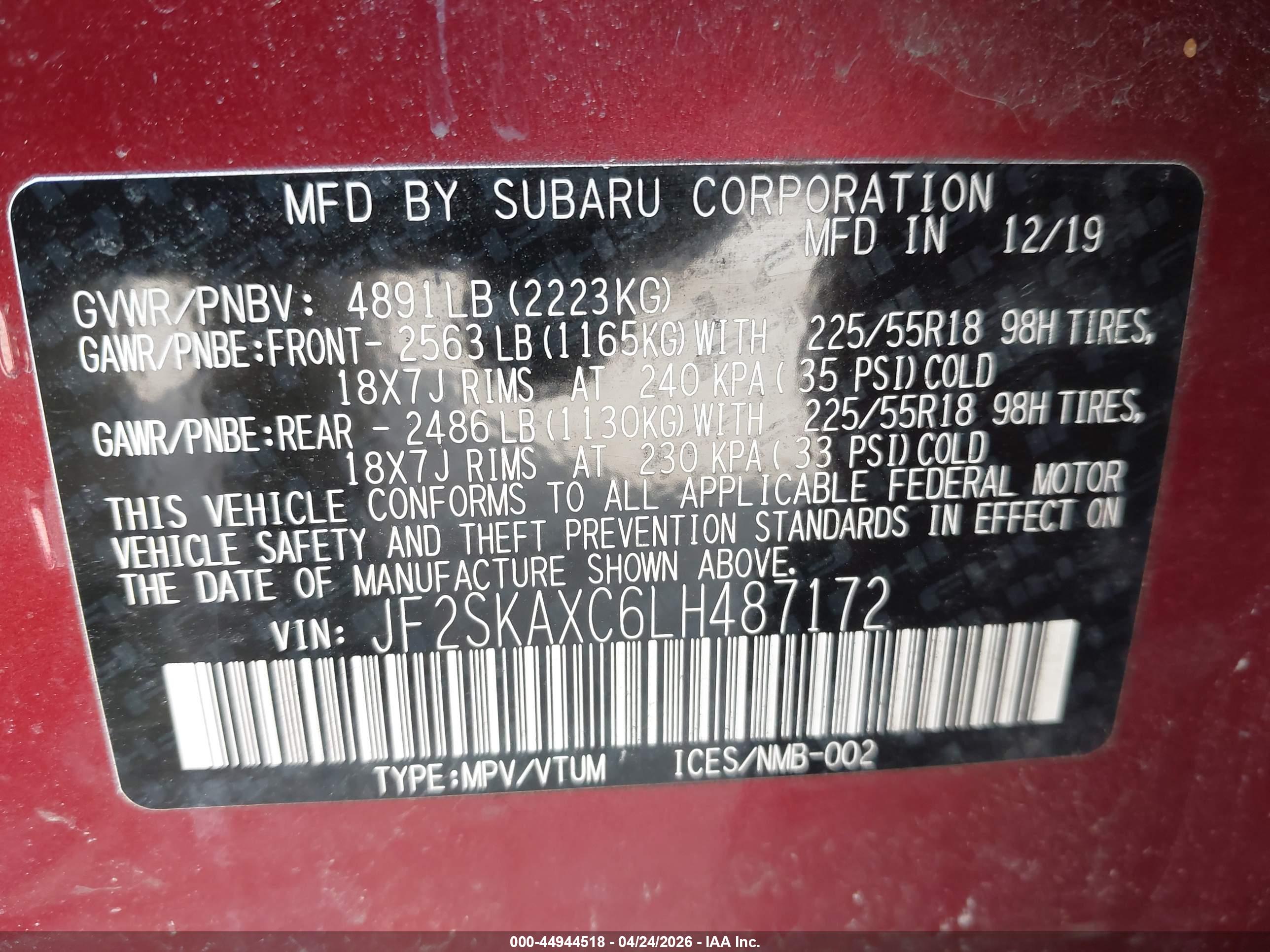 SUBARU FORESTER image 9