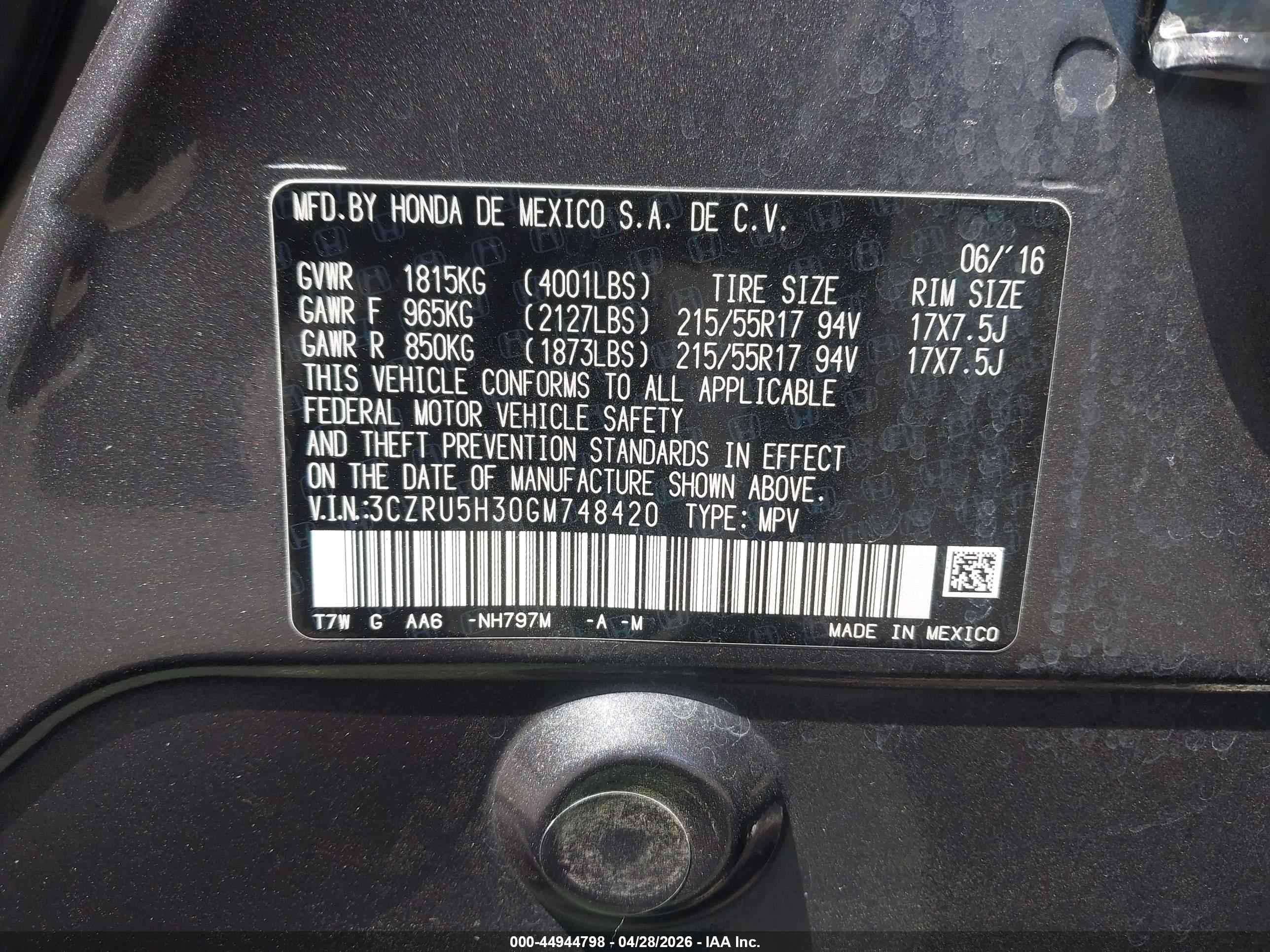 HONDA HR-V image 9