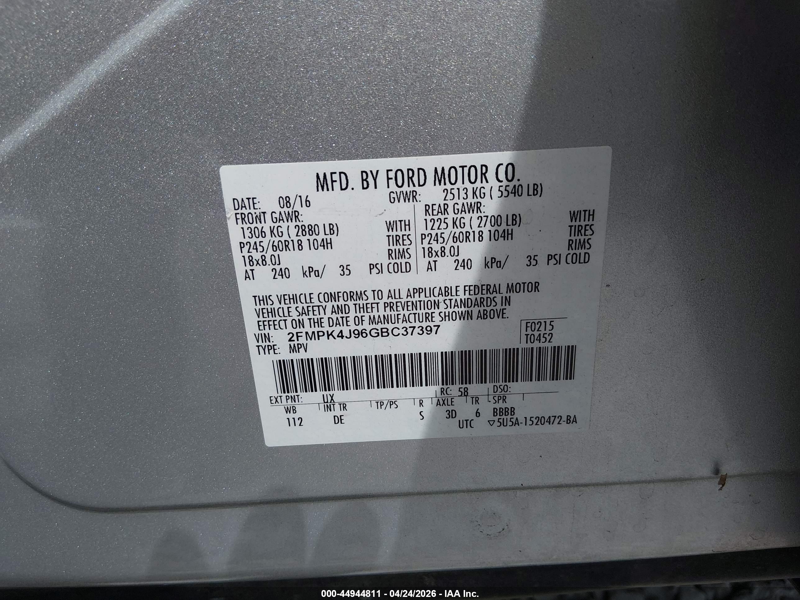FORD EDGE image 9