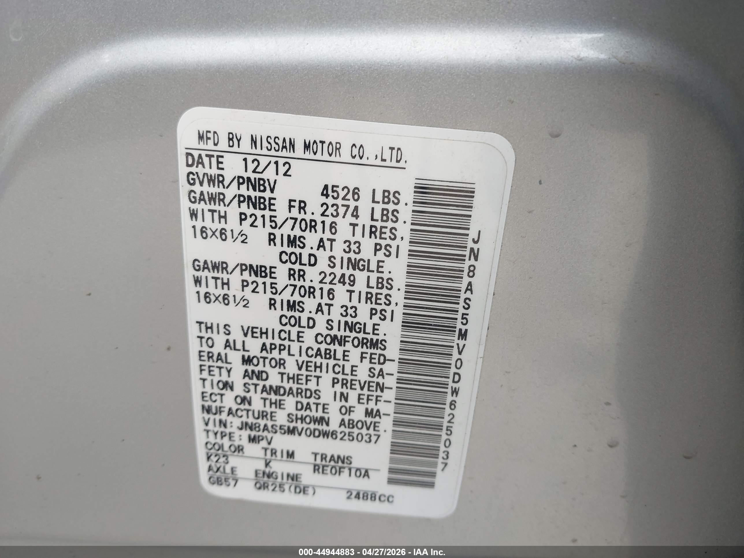 NISSAN ROGUE image 9