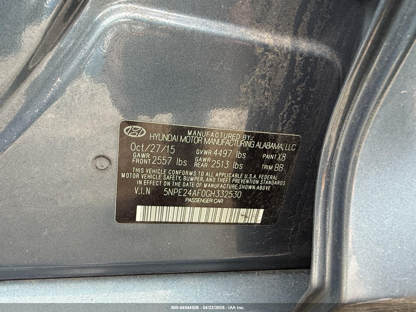 HYUNDAI SONATA image 9