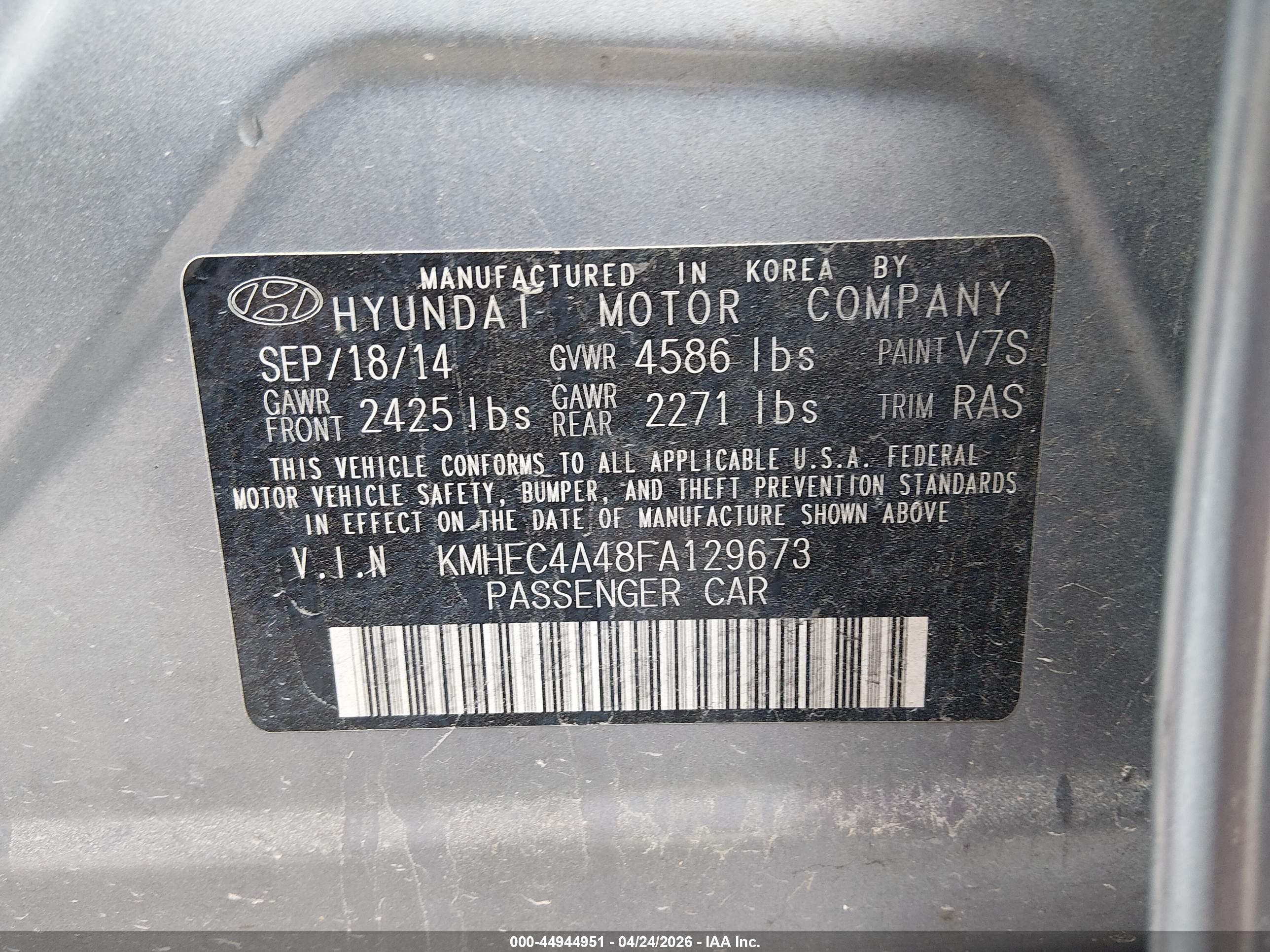 HYUNDAI SONATA image 9