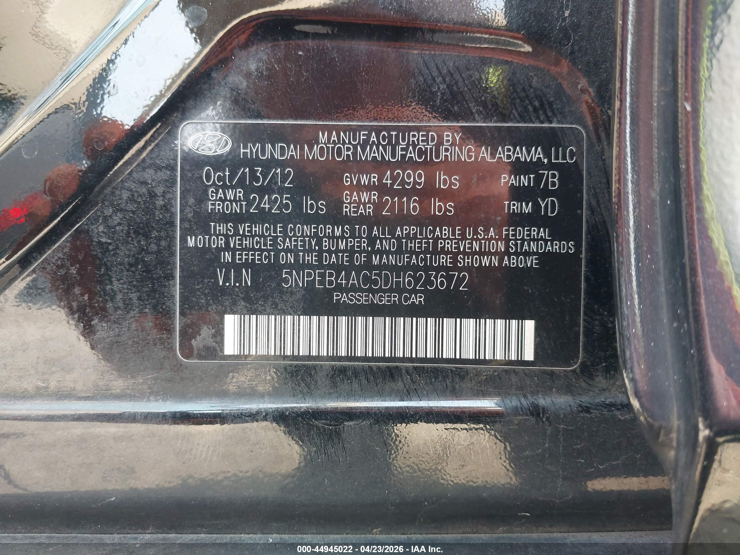 HYUNDAI SONATA image 9
