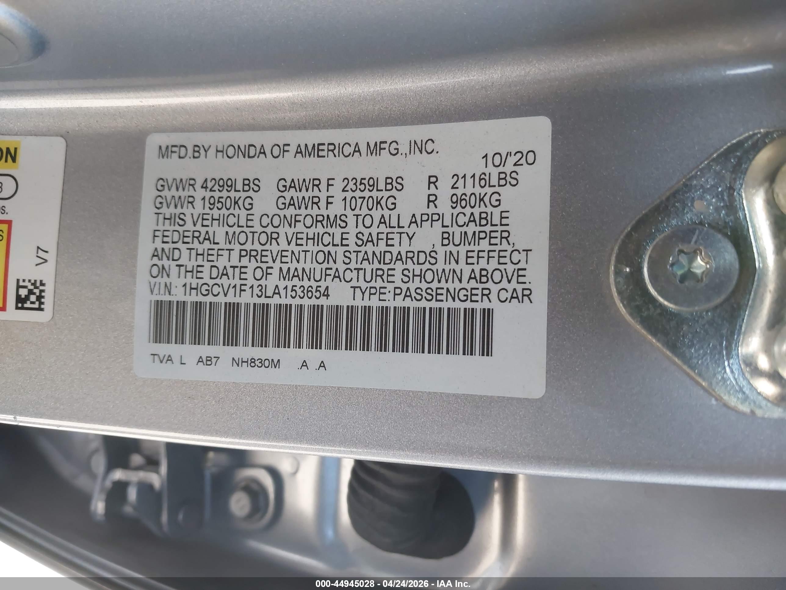 HONDA ACCORD image 9