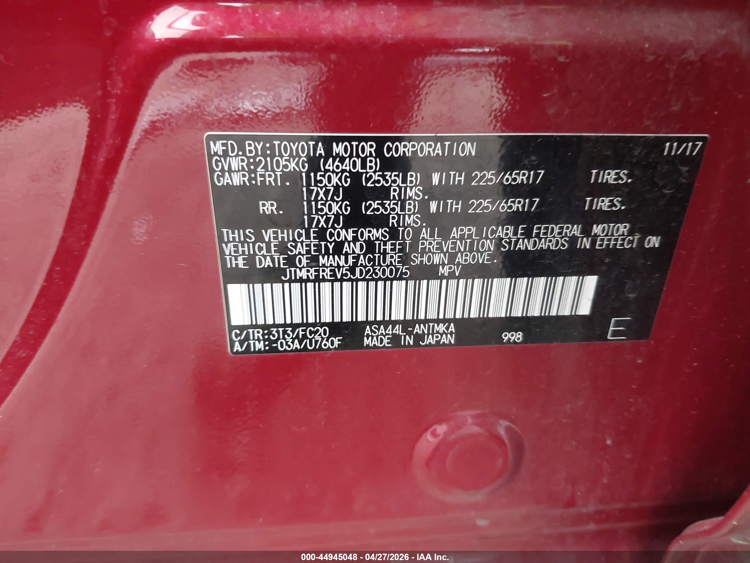 TOYOTA RAV4 image 9