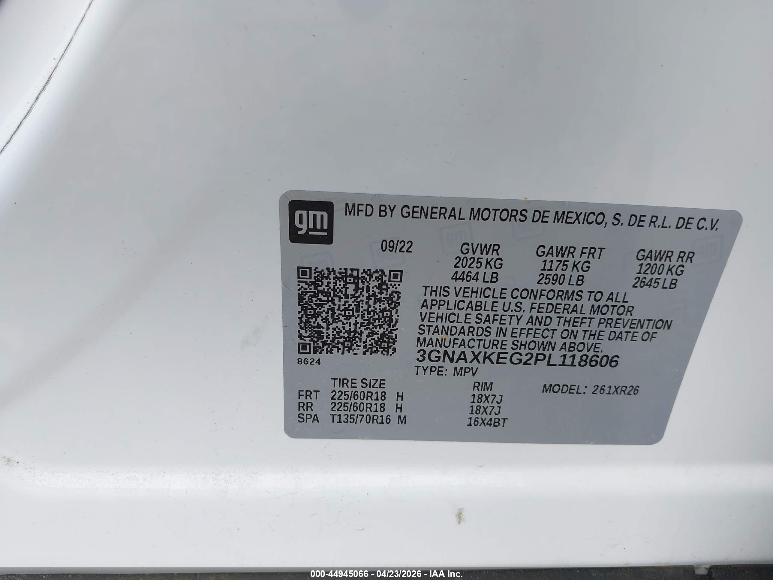CHEVROLET EQUINOX image 9