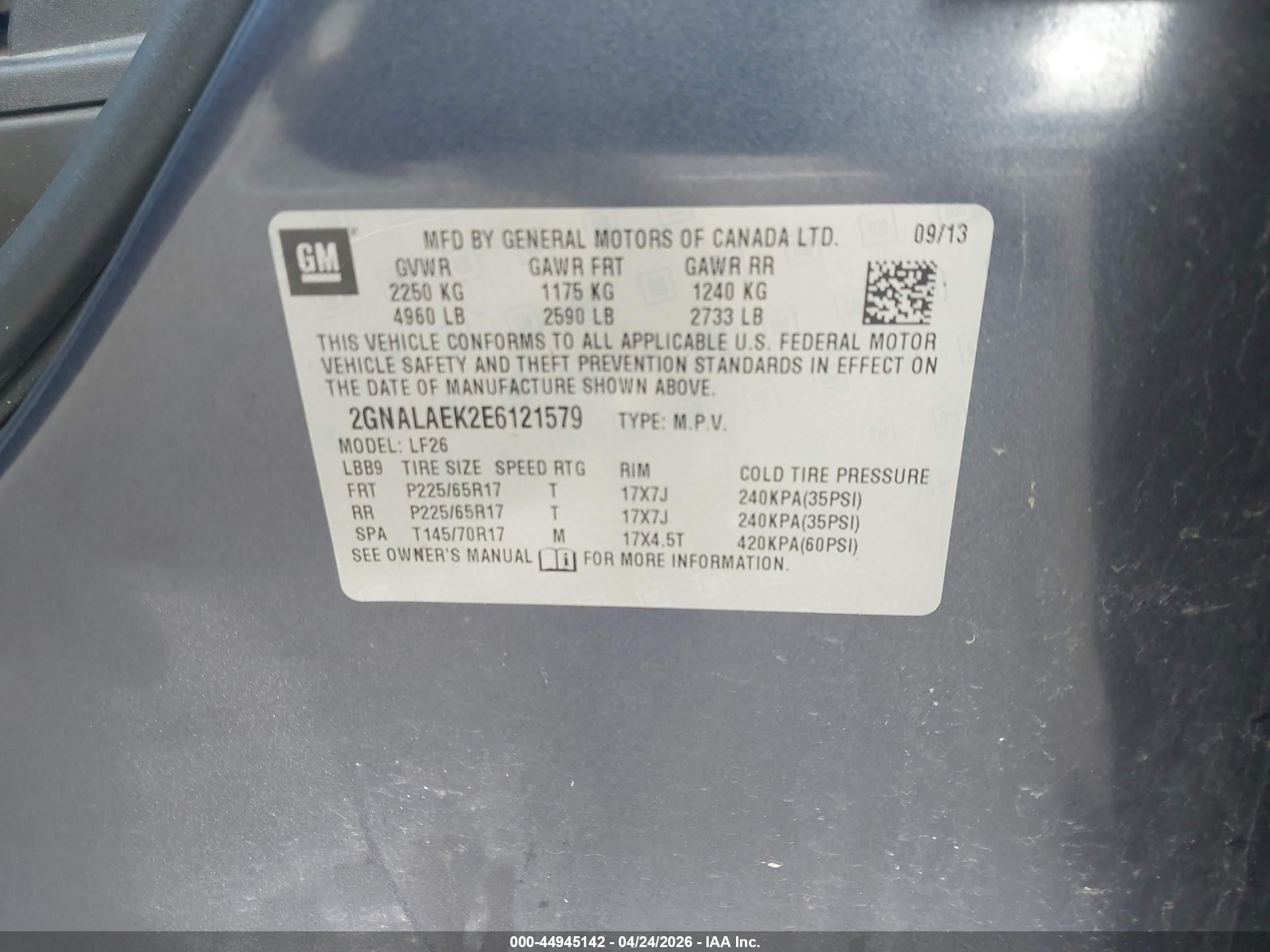 CHEVROLET EQUINOX image 9