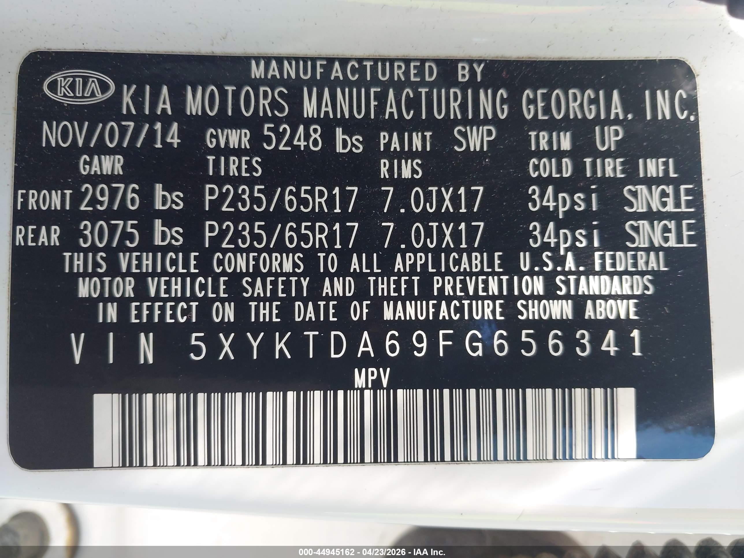 KIA SORENTO image 9