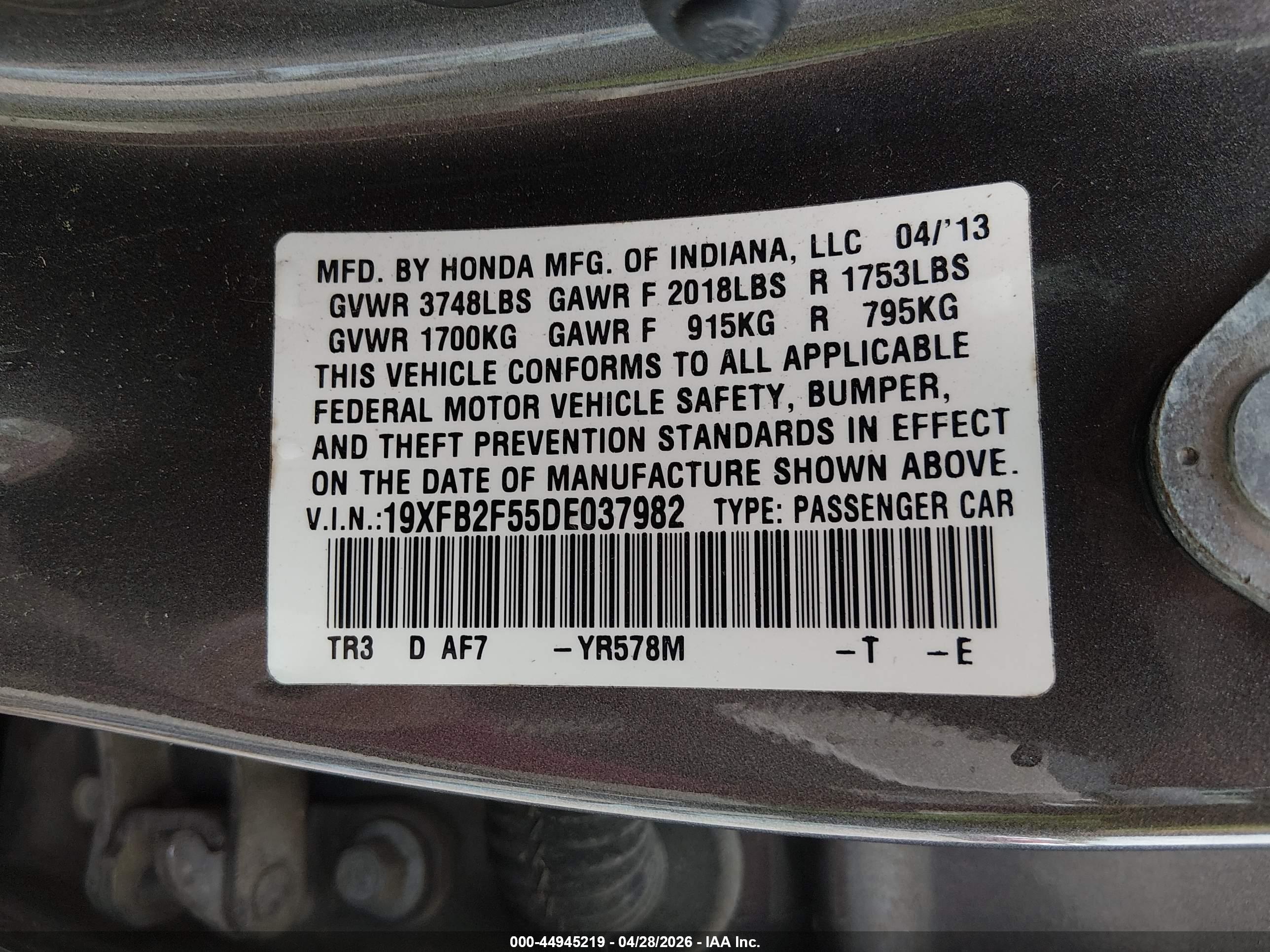 HONDA CIVIC image 9
