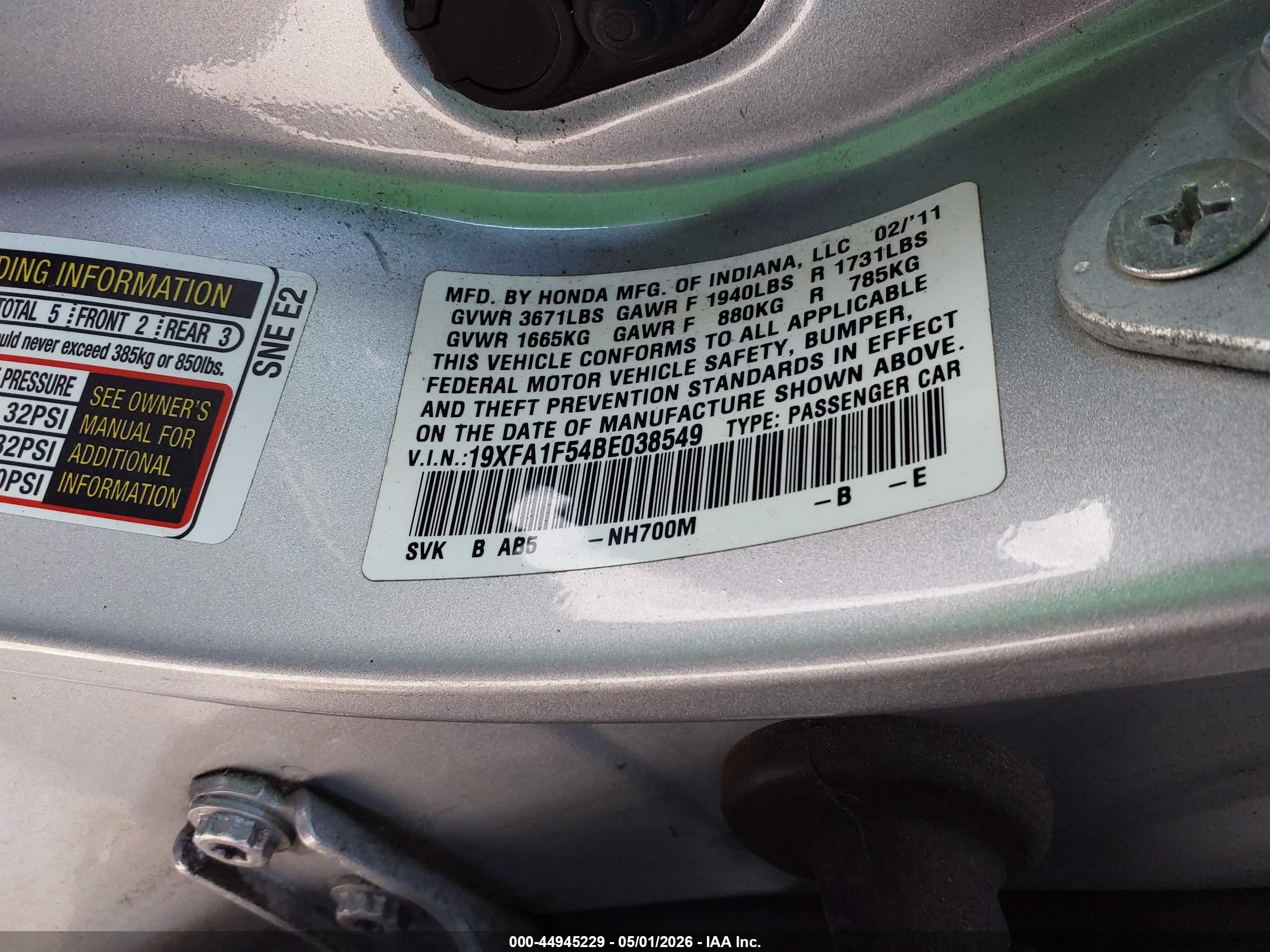 HONDA CIVIC image 9
