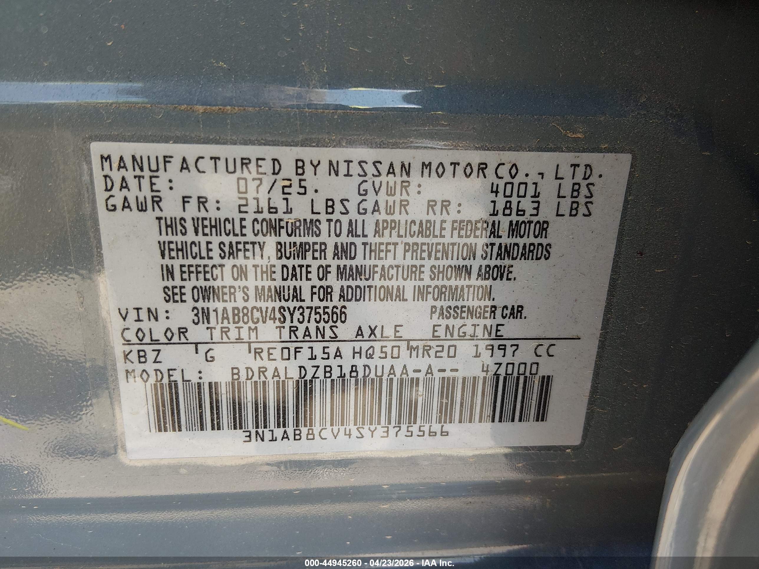 NISSAN SENTRA image 9