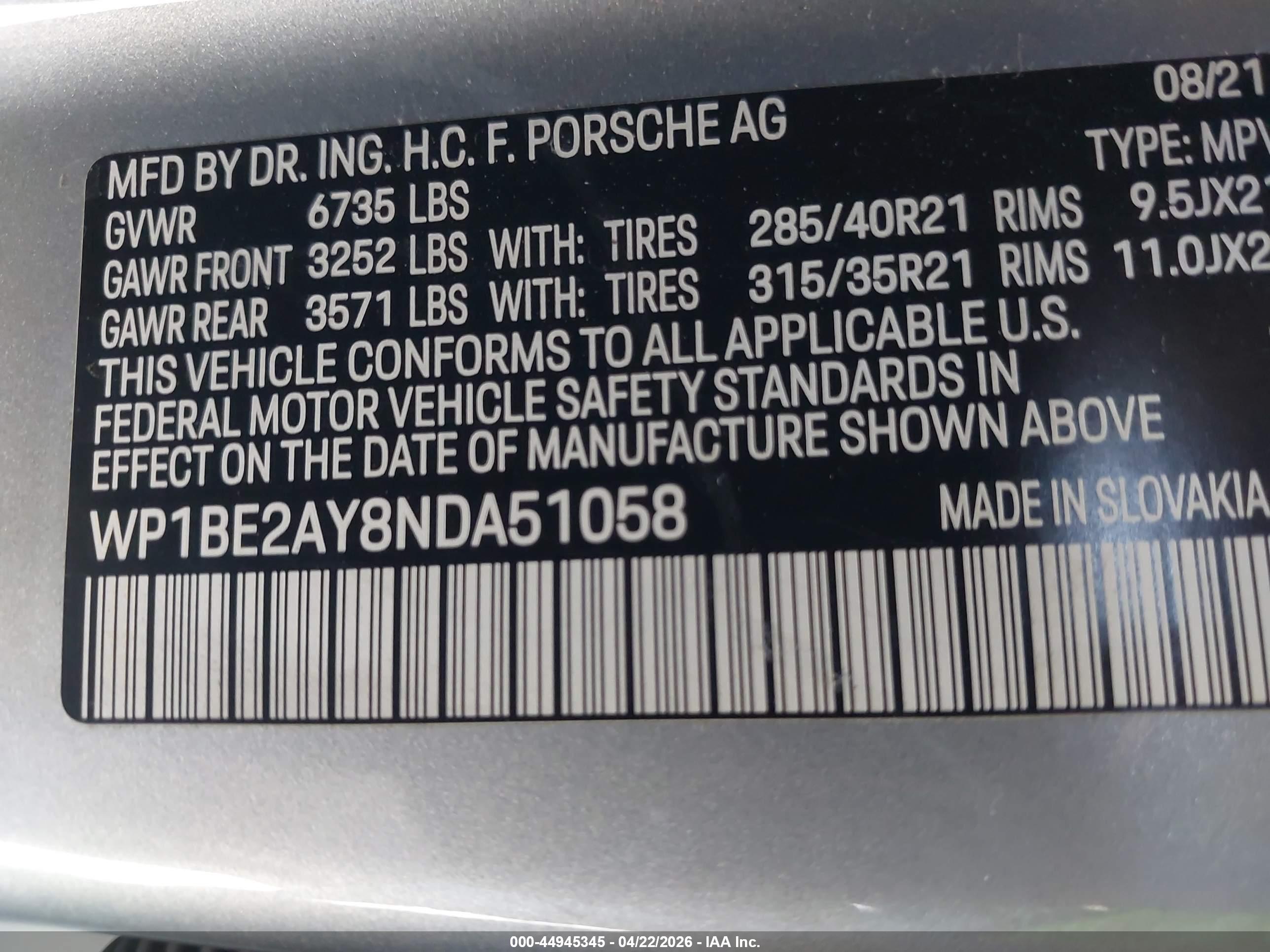 PORSCHE CAYENNE image 9