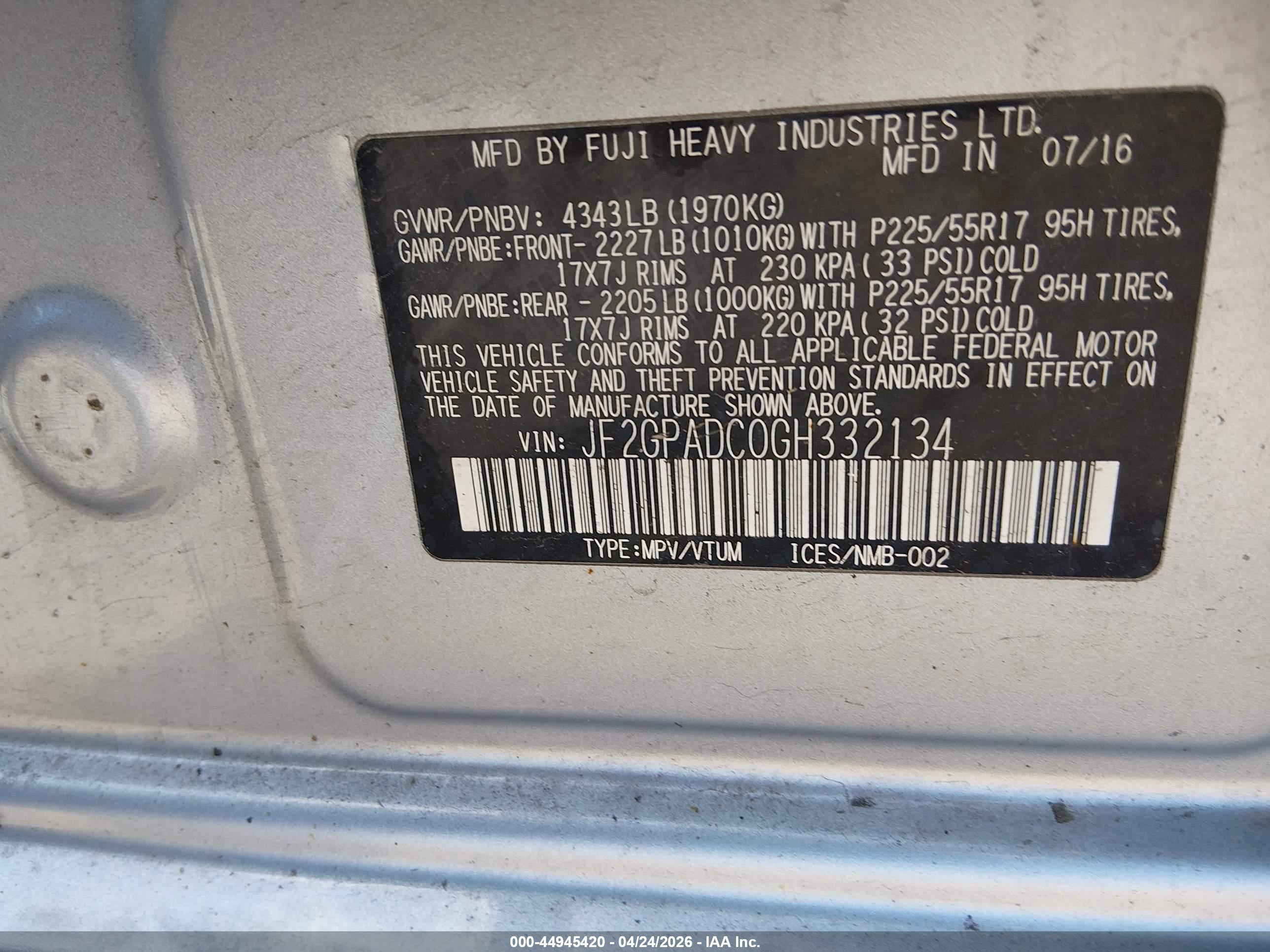 SUBARU CROSSTREK image 9
