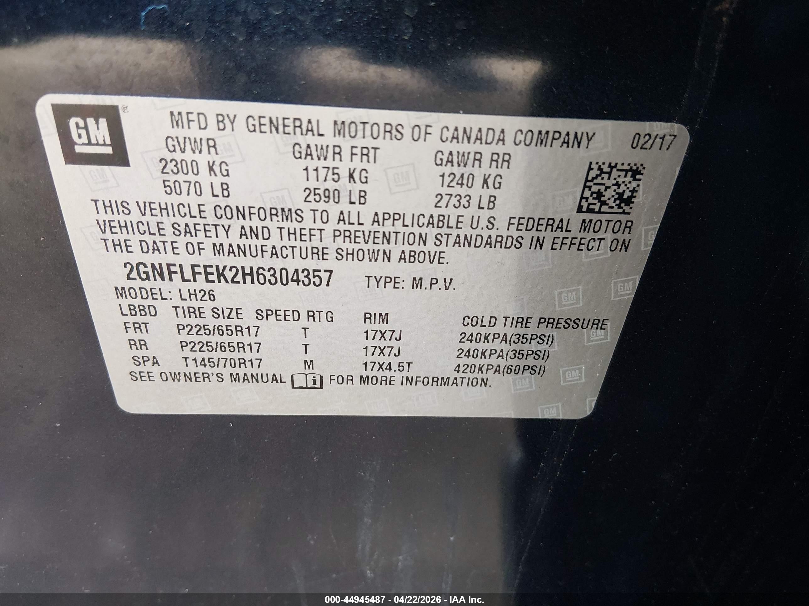CHEVROLET EQUINOX image 9