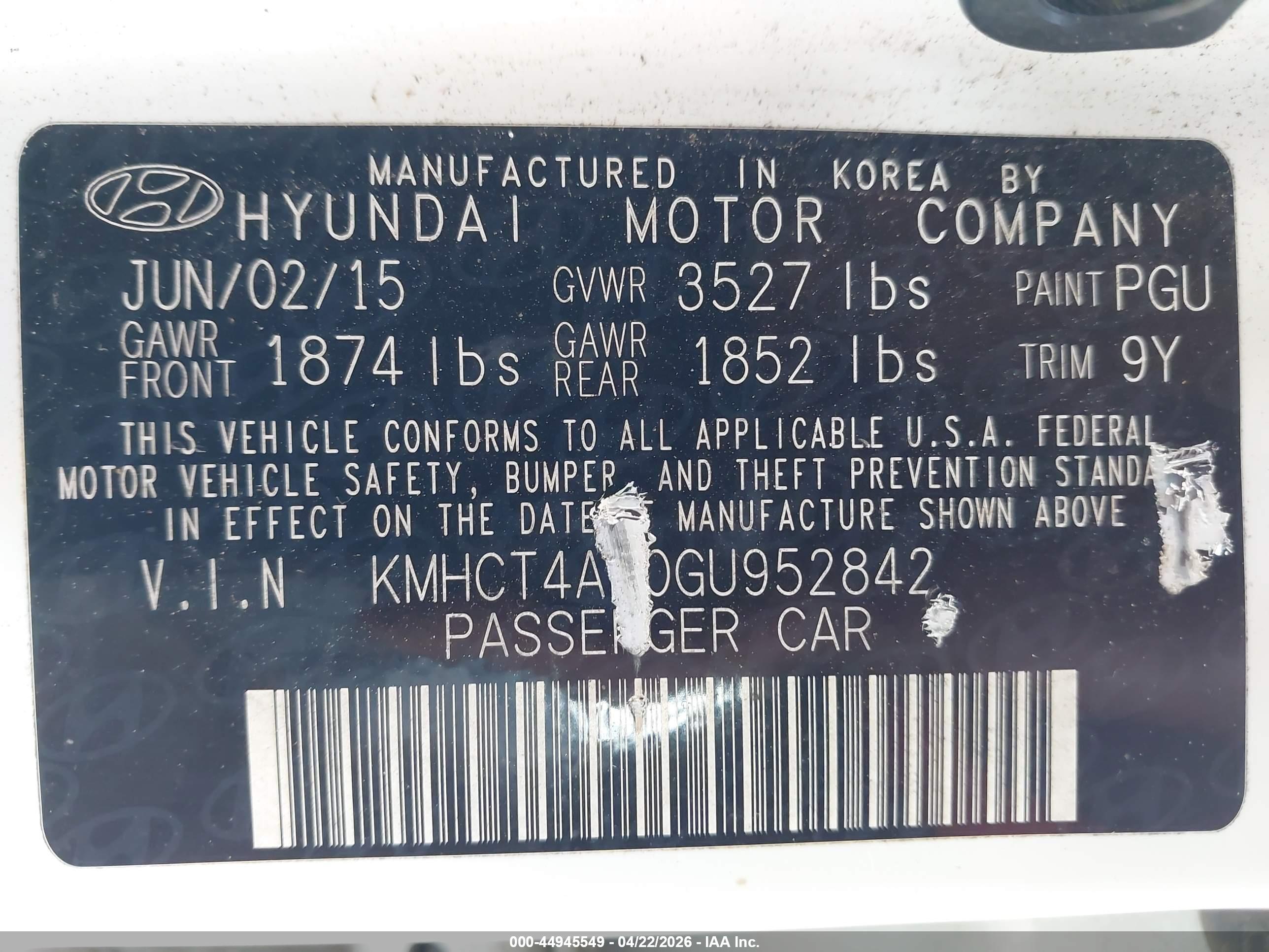 HYUNDAI ACCENT image 9