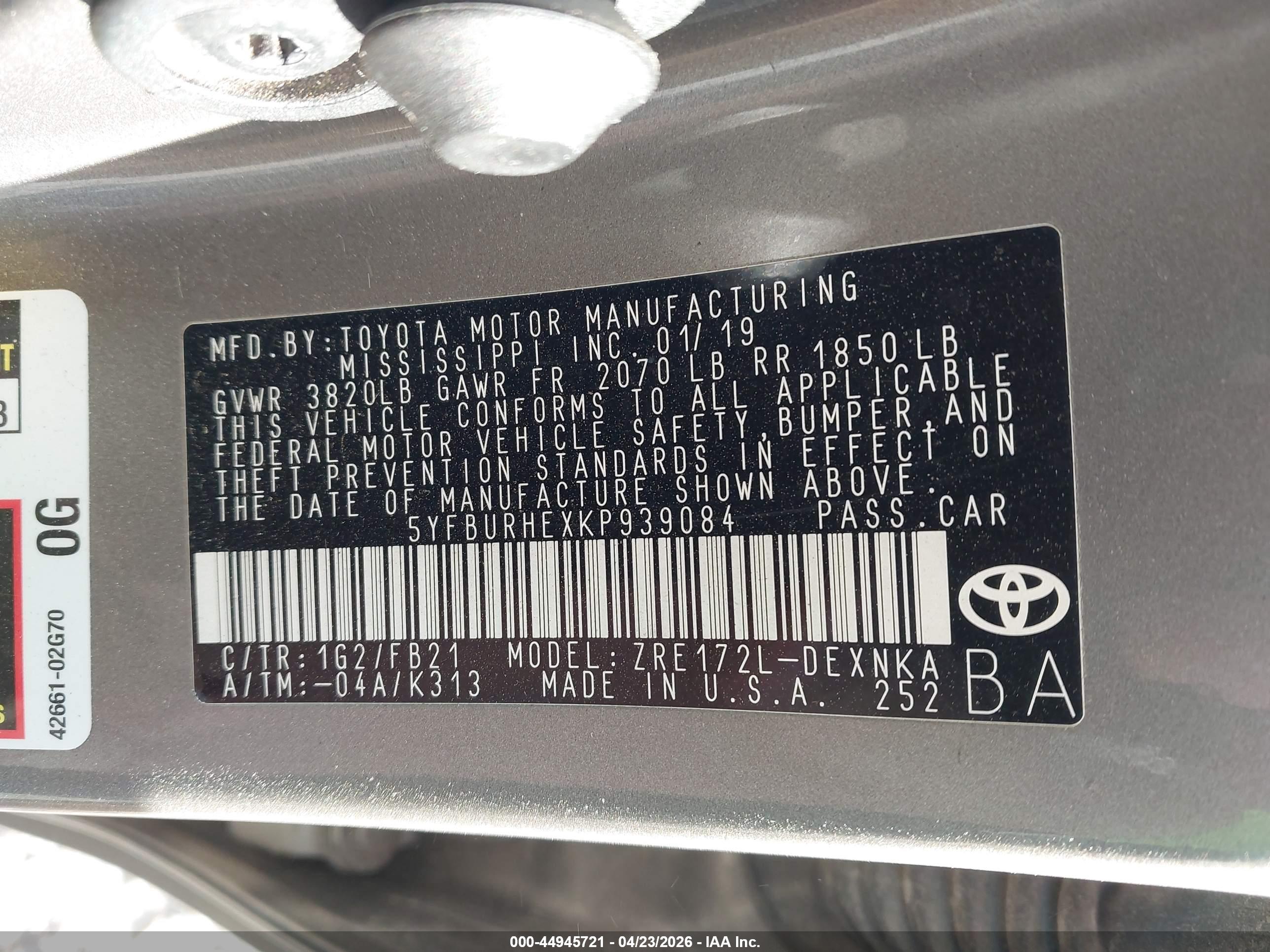 TOYOTA COROLLA image 9