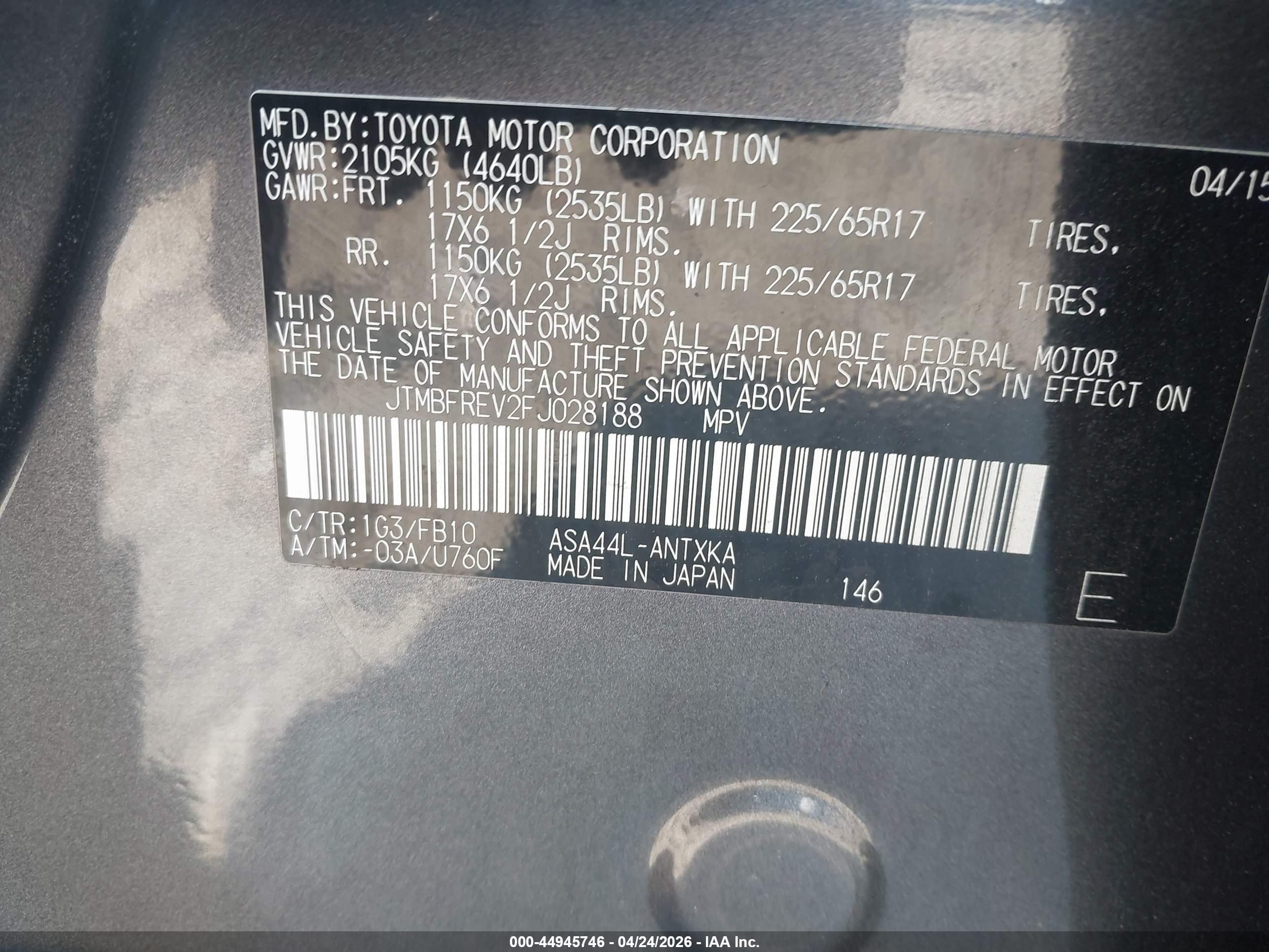 TOYOTA RAV4 image 9