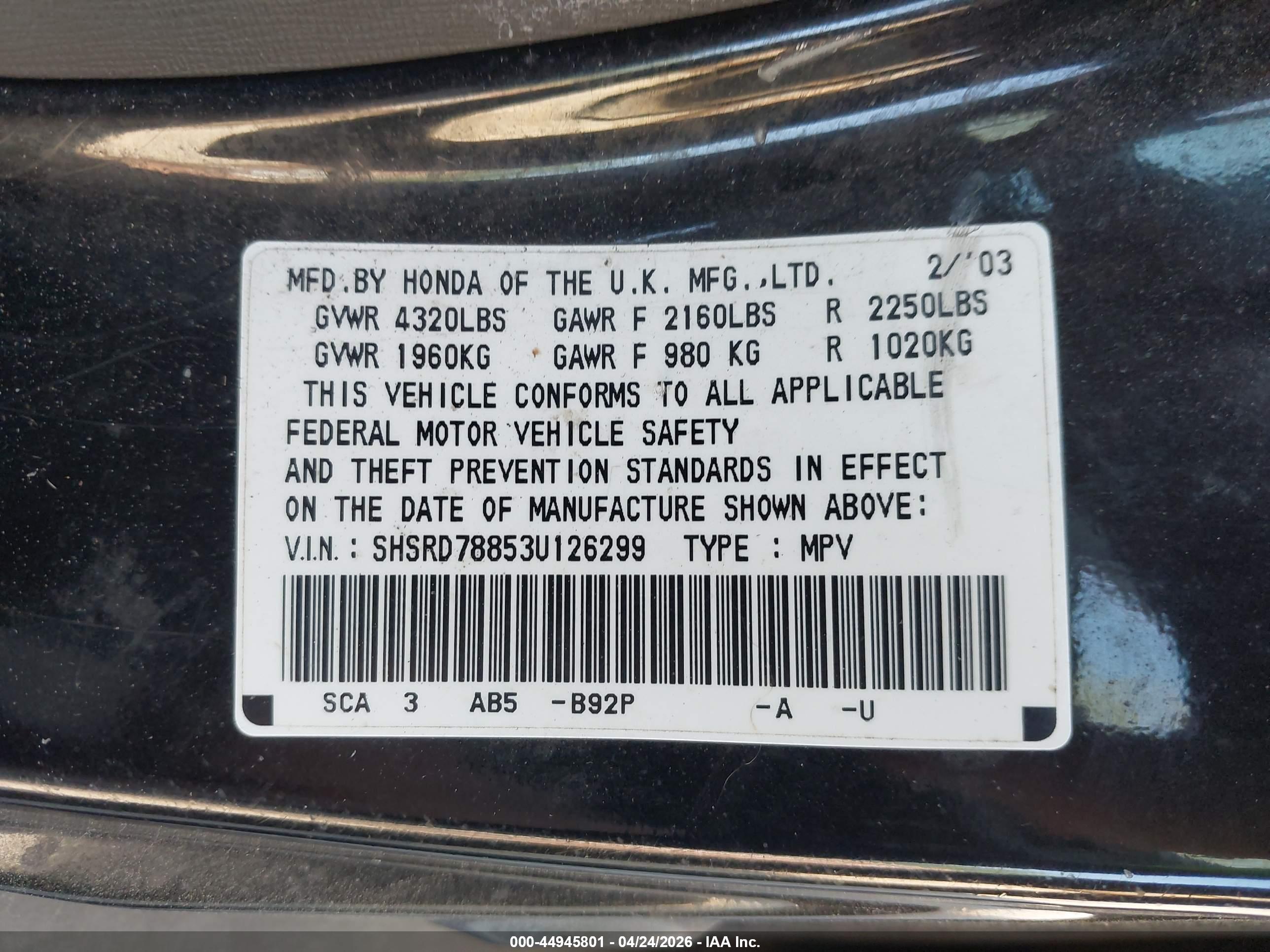 HONDA CR-V image 9