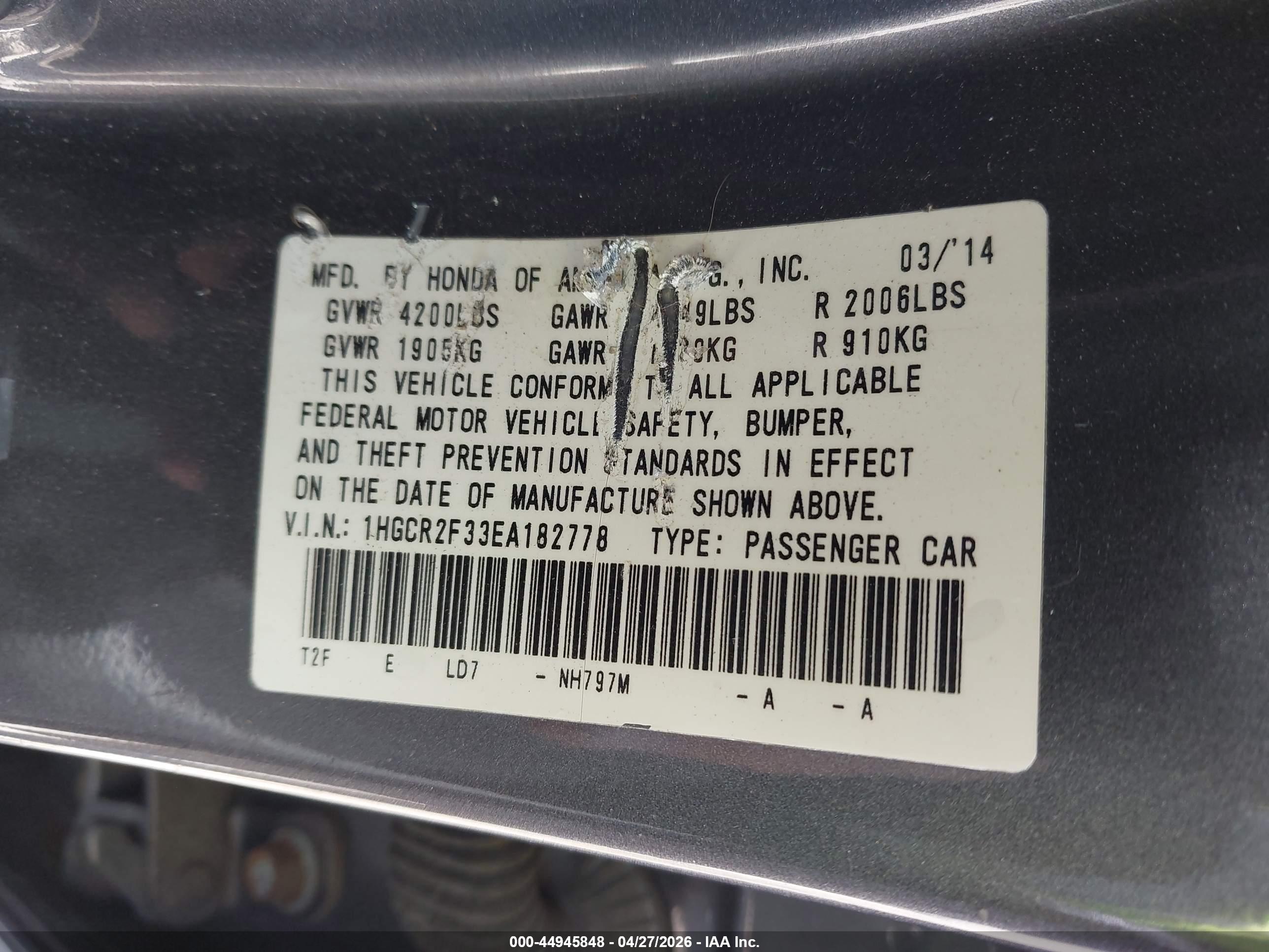 HONDA ACCORD image 9