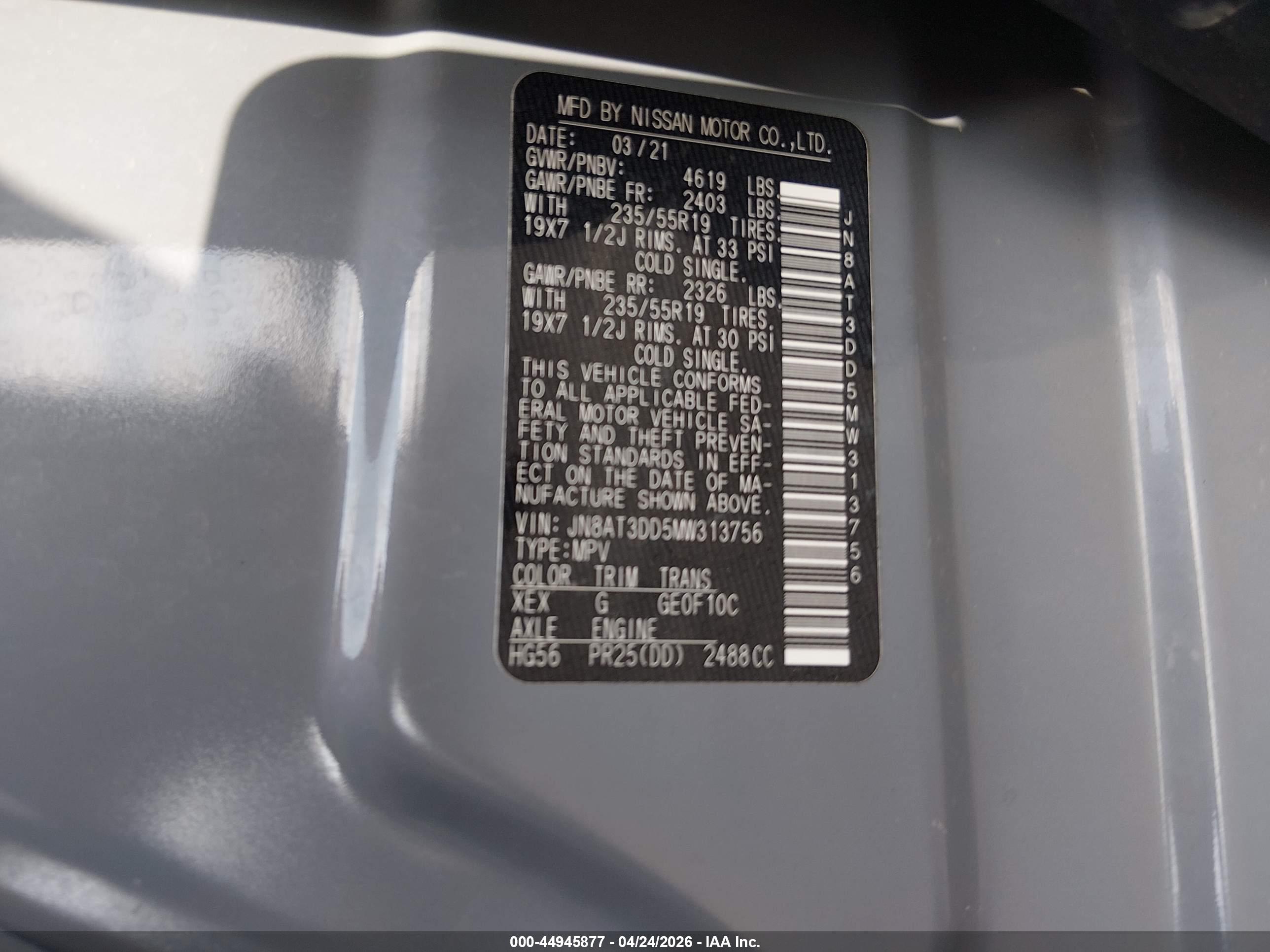 NISSAN ROGUE image 9