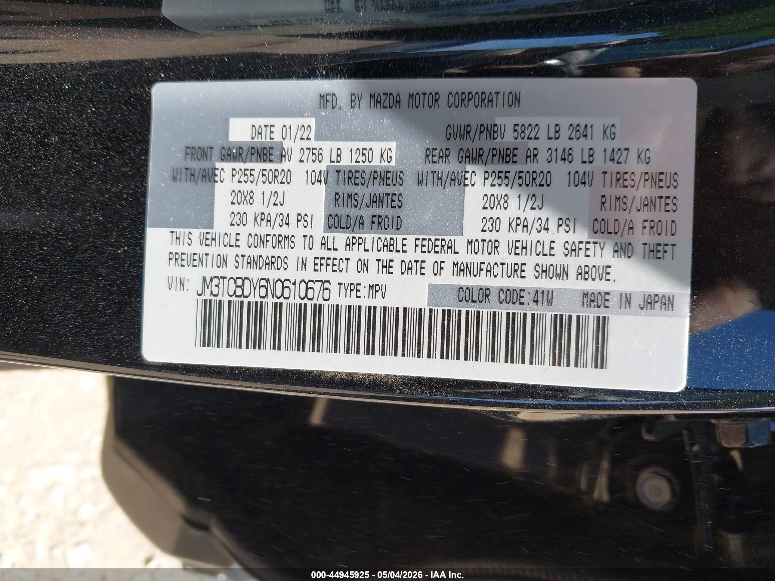 MAZDA CX-9 image 9