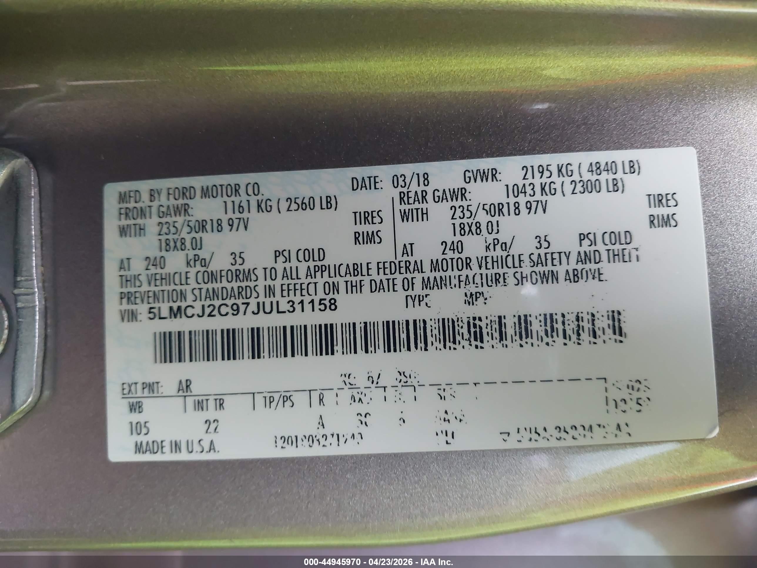LINCOLN MKC image 9