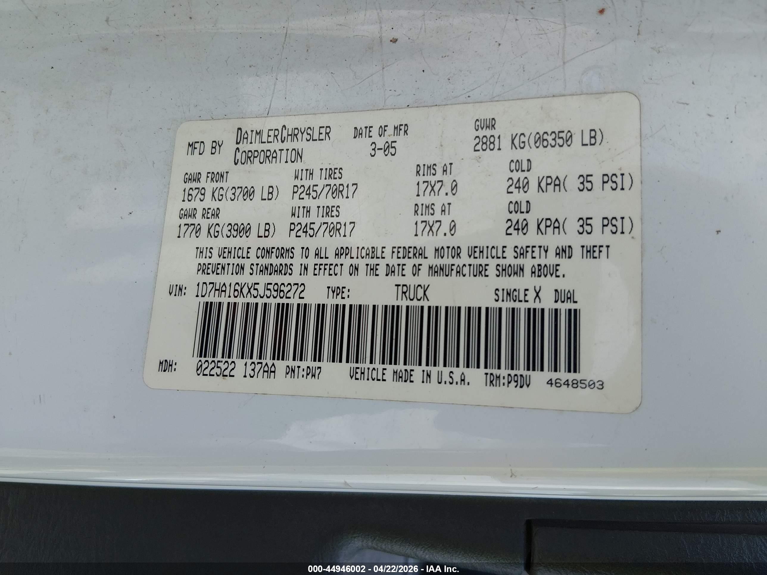 DODGE RAM image 9