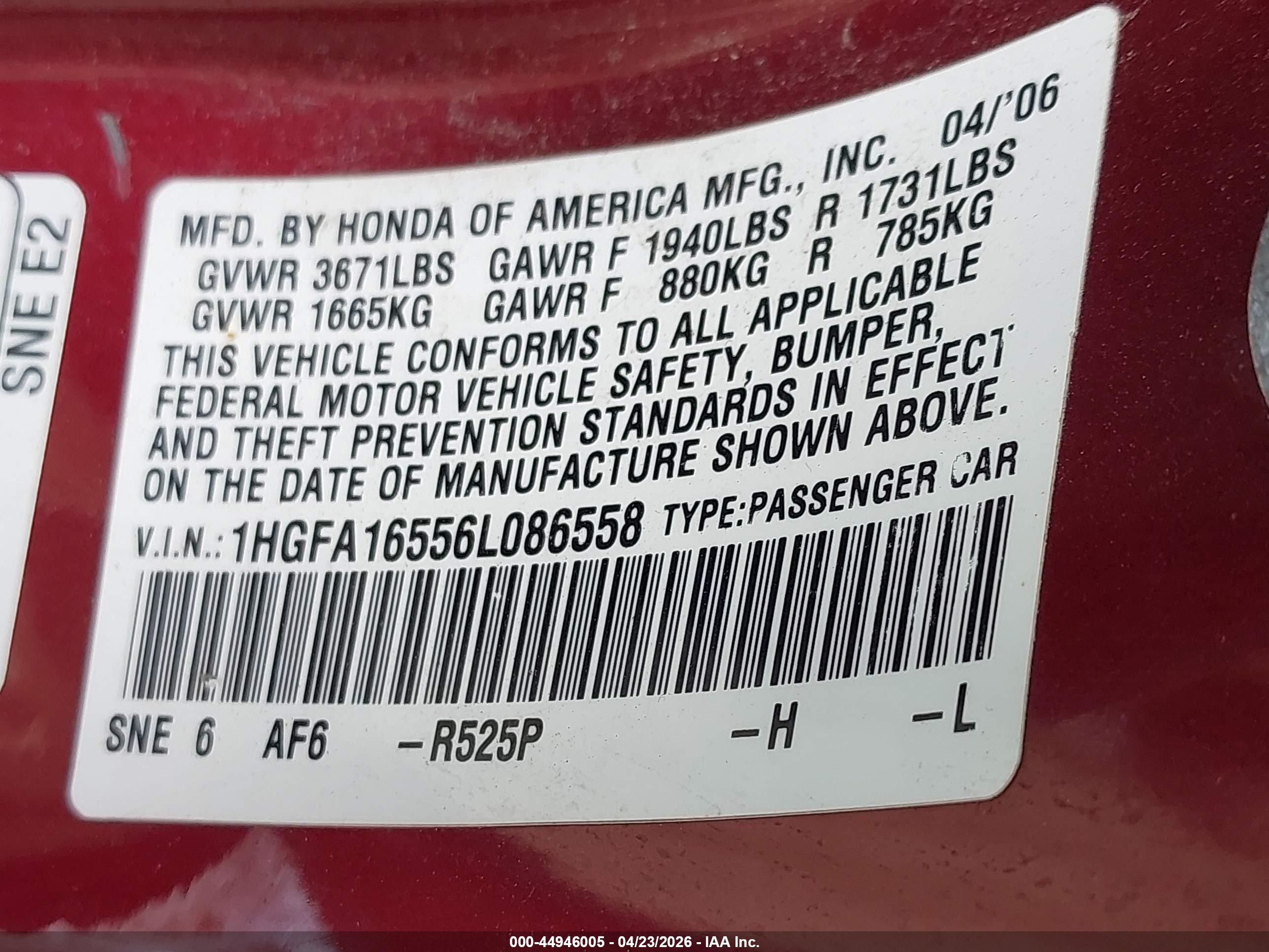 HONDA CIVIC image 9
