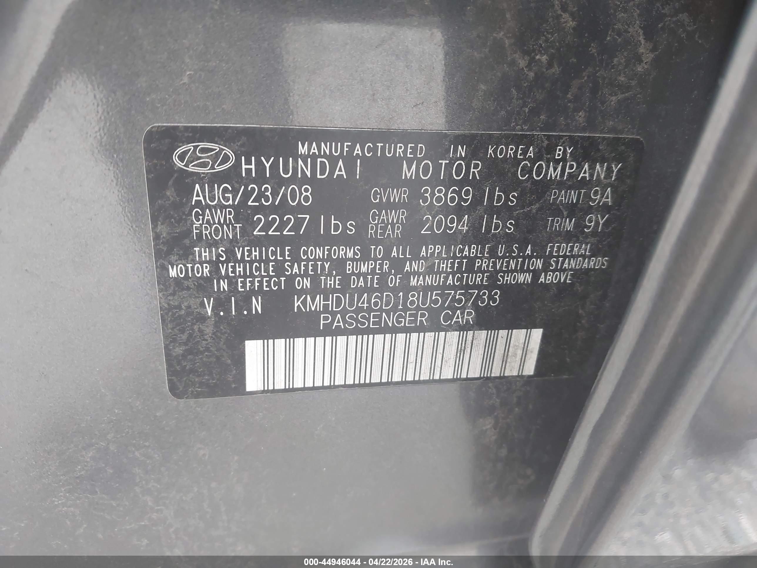 HYUNDAI ELANTRA image 9