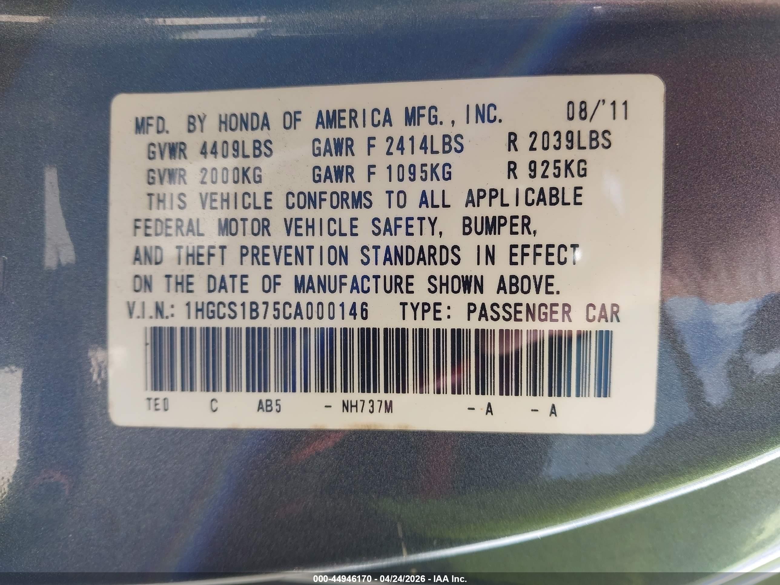 HONDA ACCORD image 9