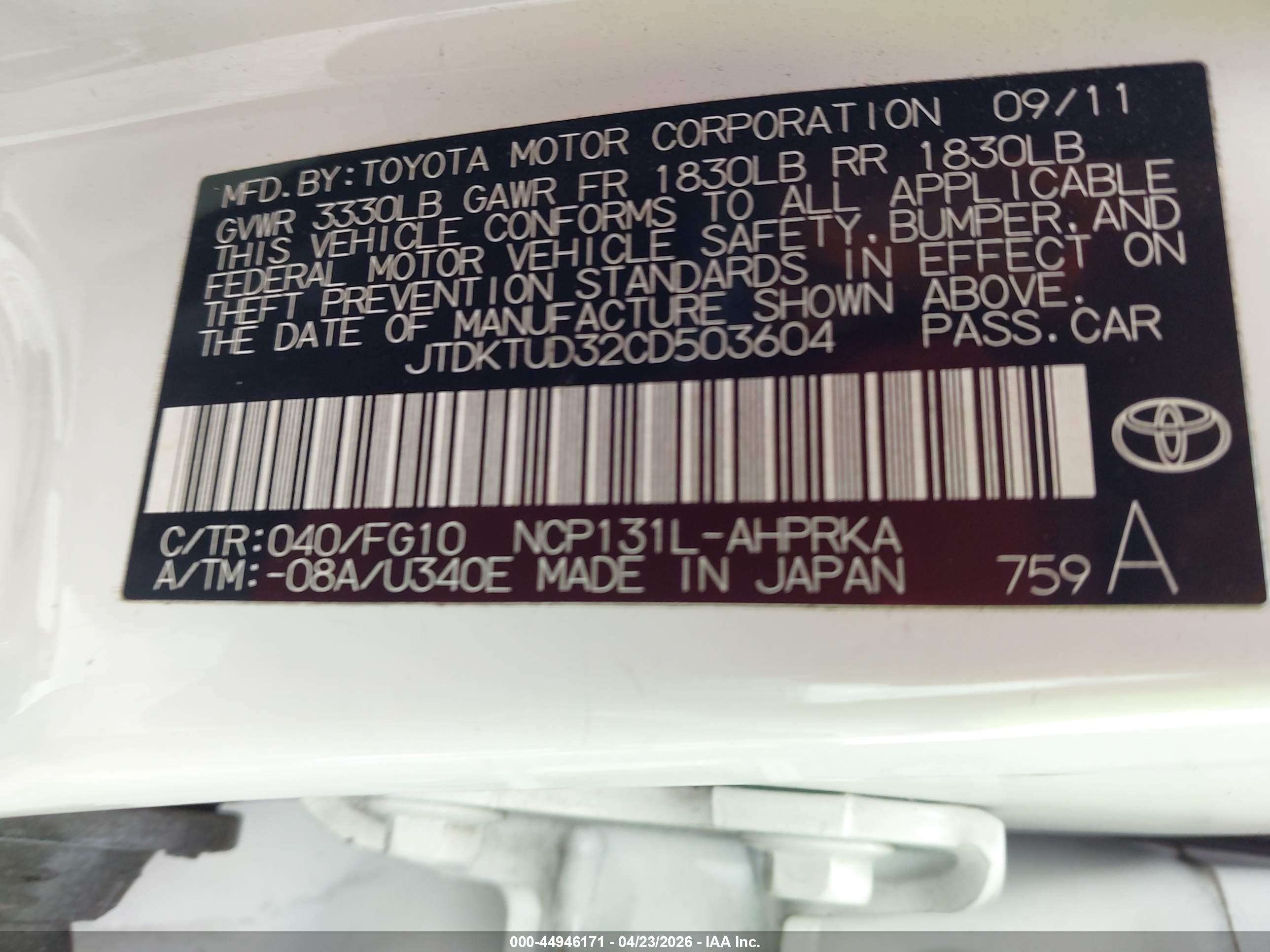 TOYOTA YARIS image 9