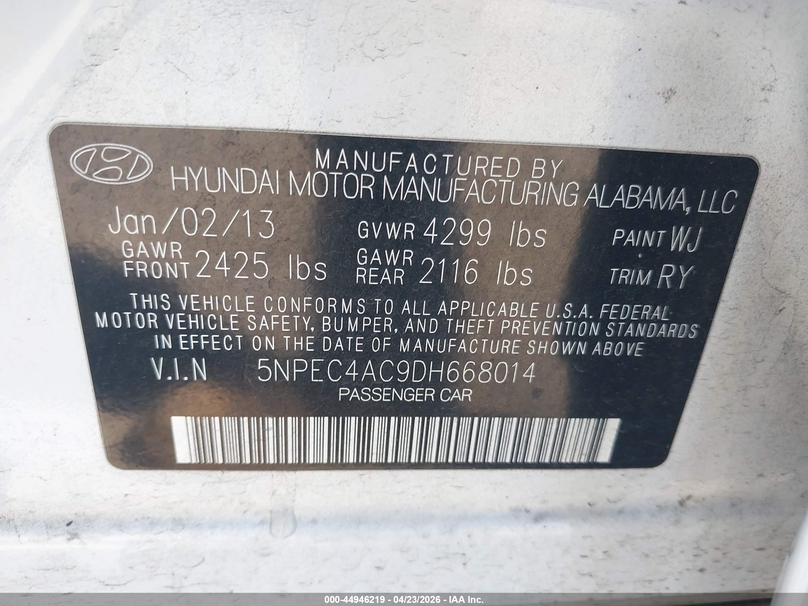 HYUNDAI SONATA image 9