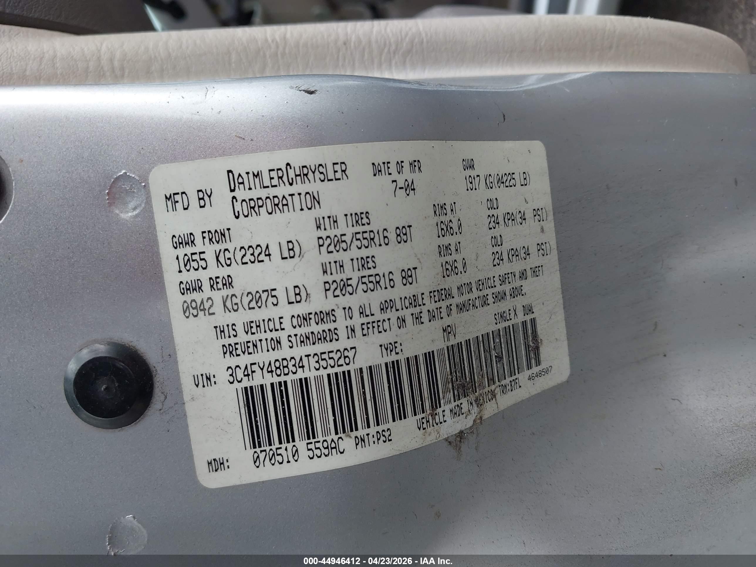 CHRYSLER PT image 9